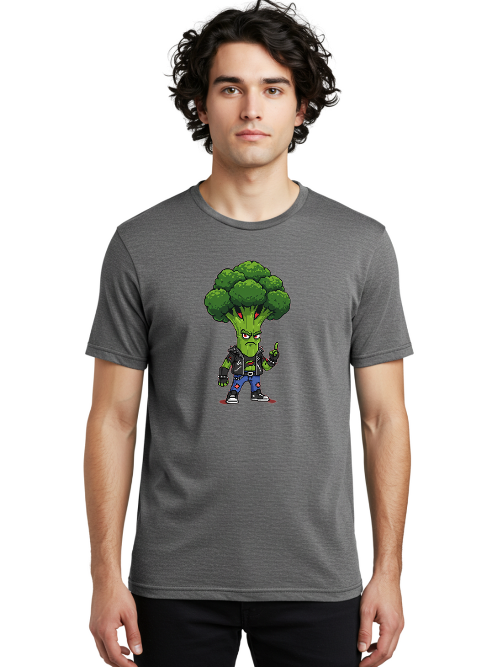 Broccoli-Character-1 Men'S Graphic Tee, 100% Cotton, Comfortable Casual Summer Wear, Machine Washable, Vintage Camera, Old Camera, Antique Camera, Black Camera, Classic Photography, Photography Equipment, Nostalgic Device, Film Camera, Bak113