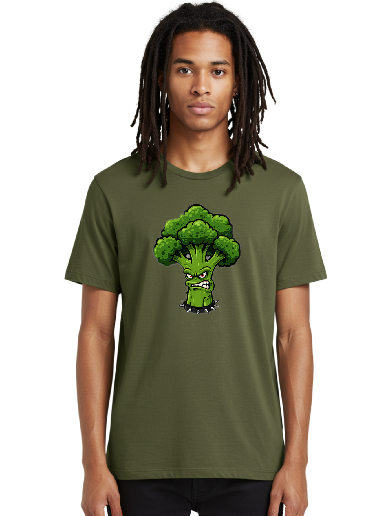 Broccoli-Character Men'S Graphic Tee, 100% Cotton, Comfortable Casual Summer Wear, Machine Washable, Vintage Camera, Old Camera, Antique Camera, Black Camera, Classic Photography, Photography Equipment, Nostalgic Device, Film Camera, Bak114