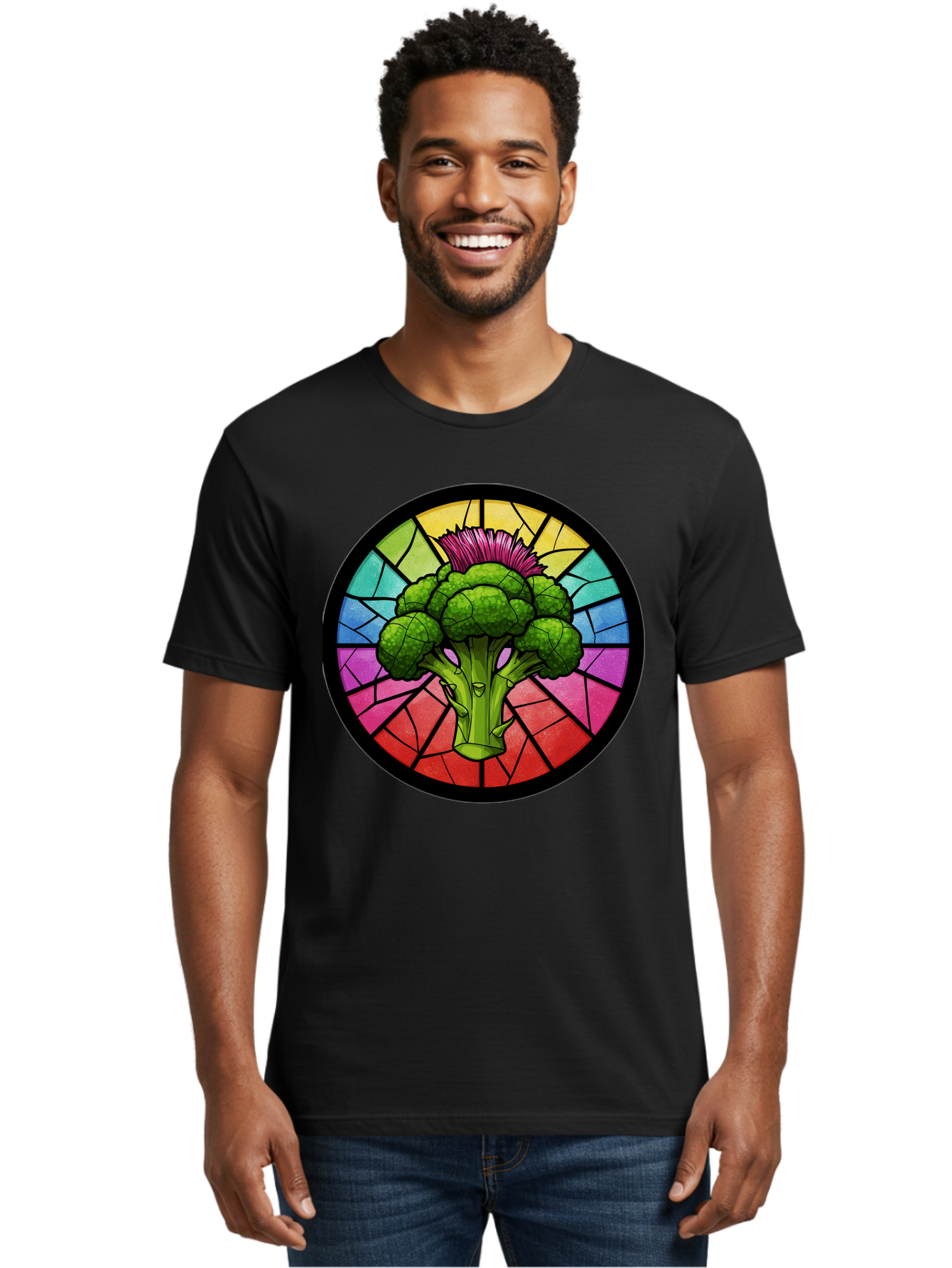 Broccoli Men'S Graphic Tee, 100% Cotton, Comfortable Casual Summer Wear, Machine Washable, Vintage Camera, Old Camera, Antique Camera, Black Camera, Classic Photography, Photography Equipment, Nostalgic Device, Film Camera, Camera Art Bak118