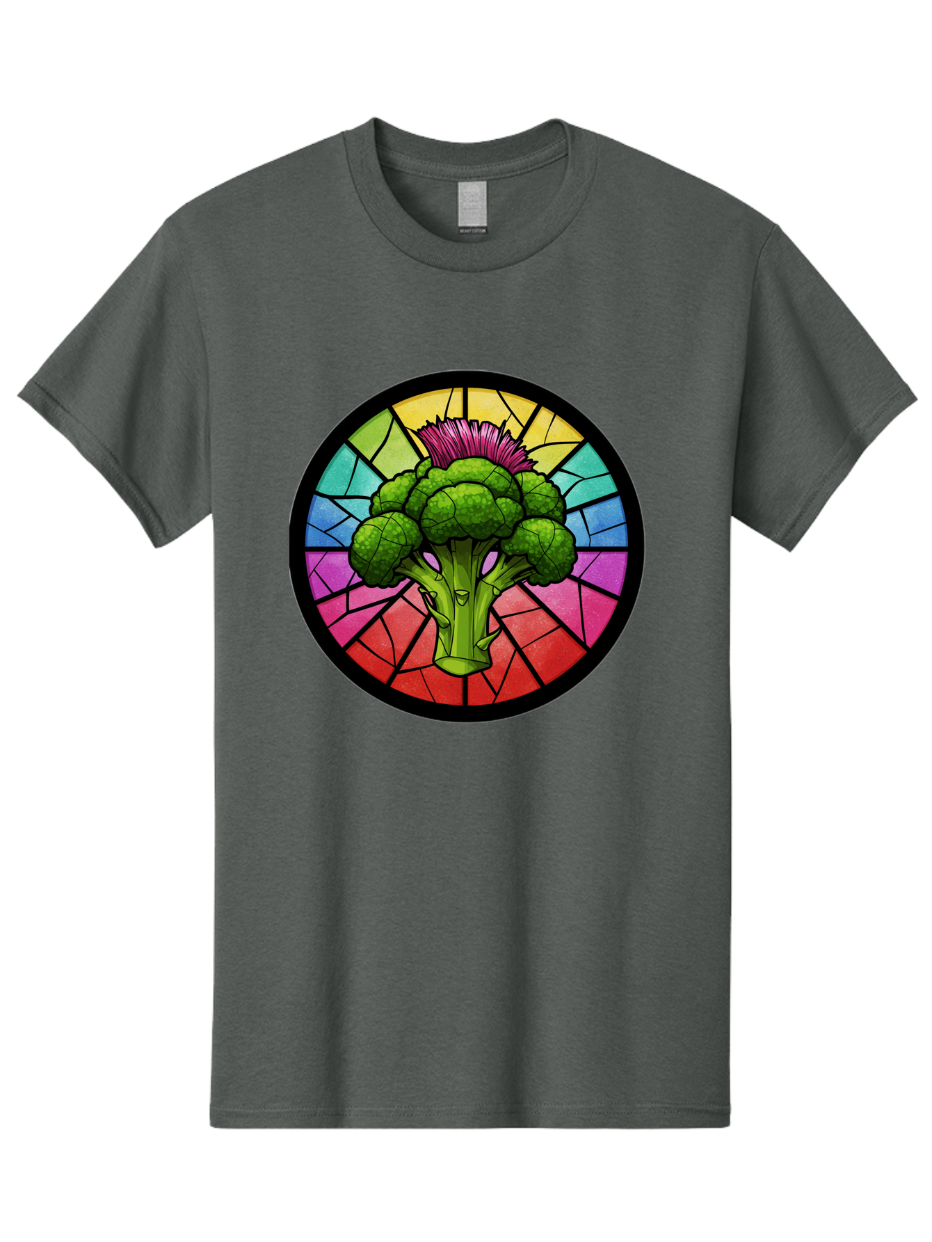 Broccoli Men'S Graphic Tee, 100% Cotton, Comfortable Casual Summer Wear, Machine Washable, Vintage Camera, Old Camera, Antique Camera, Black Camera, Classic Photography, Photography Equipment, Nostalgic Device, Film Camera, Camera Art Bak118