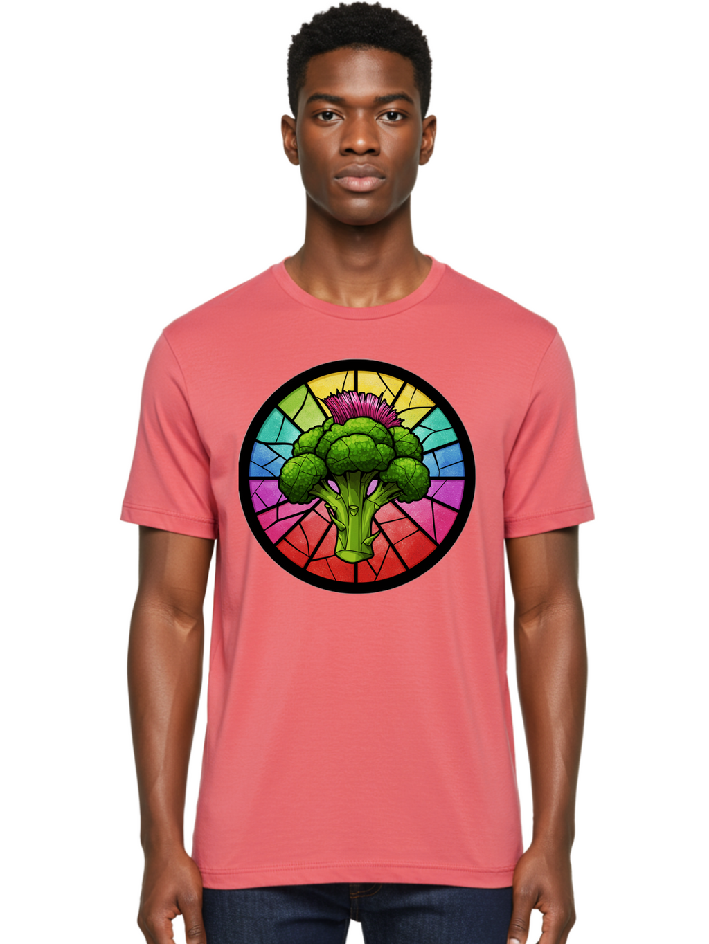 Broccoli Men'S Graphic Tee, 100% Cotton, Comfortable Casual Summer Wear, Machine Washable, Vintage Camera, Old Camera, Antique Camera, Black Camera, Classic Photography, Photography Equipment, Nostalgic Device, Film Camera, Camera Art Bak118