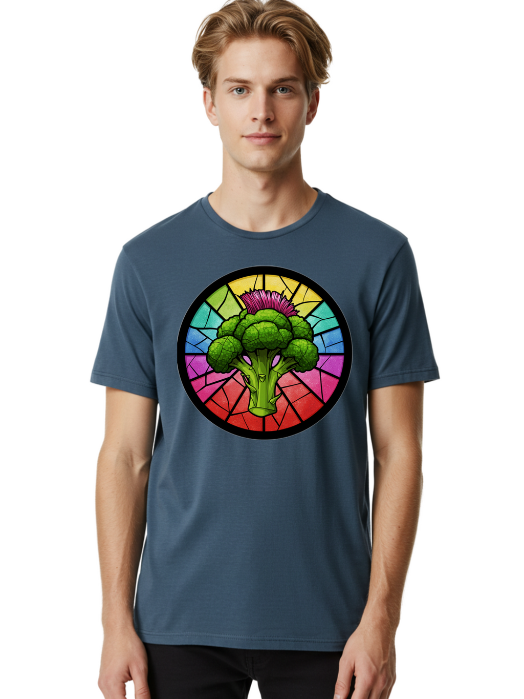 Broccoli Men'S Graphic Tee, 100% Cotton, Comfortable Casual Summer Wear, Machine Washable, Vintage Camera, Old Camera, Antique Camera, Black Camera, Classic Photography, Photography Equipment, Nostalgic Device, Film Camera, Camera Art Bak118