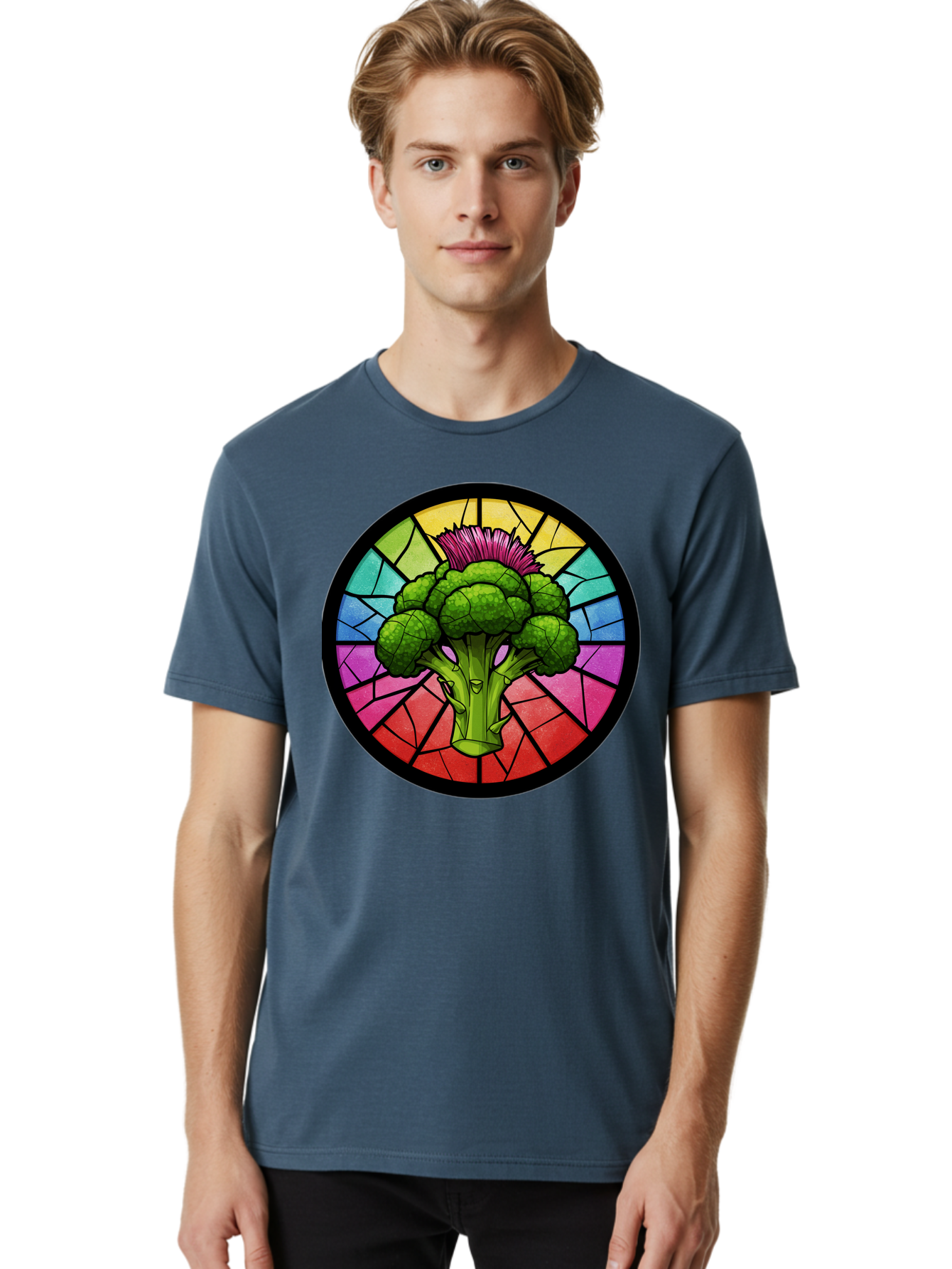 Broccoli Men'S Graphic Tee, 100% Cotton, Comfortable Casual Summer Wear, Machine Washable, Vintage Camera, Old Camera, Antique Camera, Black Camera, Classic Photography, Photography Equipment, Nostalgic Device, Film Camera, Camera Art Bak118