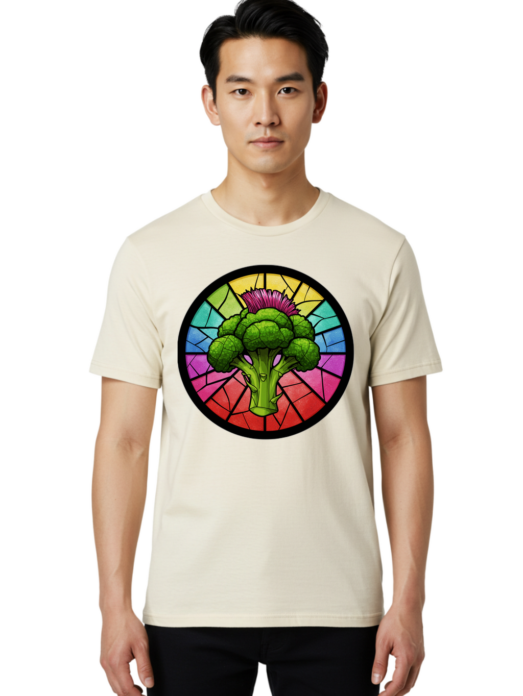 Broccoli Men'S Graphic Tee, 100% Cotton, Comfortable Casual Summer Wear, Machine Washable, Vintage Camera, Old Camera, Antique Camera, Black Camera, Classic Photography, Photography Equipment, Nostalgic Device, Film Camera, Camera Art Bak118