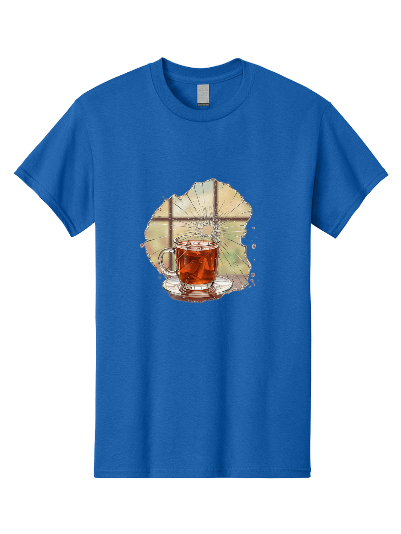 Broken-Glass-Tea Men'S Graphic Tee, 100% Cotton, Comfortable Casual Summer Wear, Machine Washable, Vintage Camera, Old Camera, Antique Camera, Black Camera, Classic Photography, Photography Equipment, Nostalgic Device, Film Camera, Camera Art Bak121
