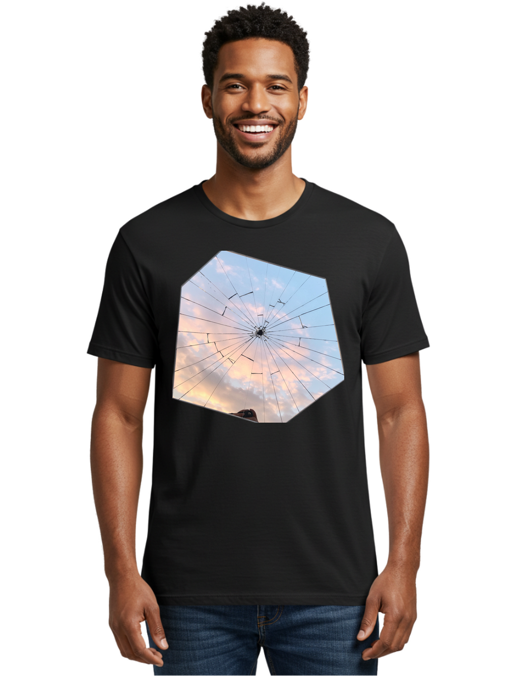 Broken-Glass Men'S Graphic Tee, 100% Cotton, Comfortable Casual Summer Wear, Machine Washable, Vintage Camera, Old Camera, Antique Camera, Black Camera, Classic Photography, Photography Equipment, Nostalgic Device, Film Camera, Camera Art Bak123