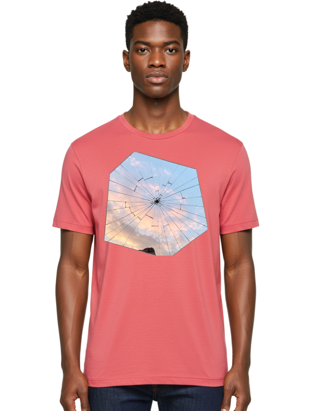 Broken-Glass Men'S Graphic Tee, 100% Cotton, Comfortable Casual Summer Wear, Machine Washable, Vintage Camera, Old Camera, Antique Camera, Black Camera, Classic Photography, Photography Equipment, Nostalgic Device, Film Camera, Camera Art Bak123