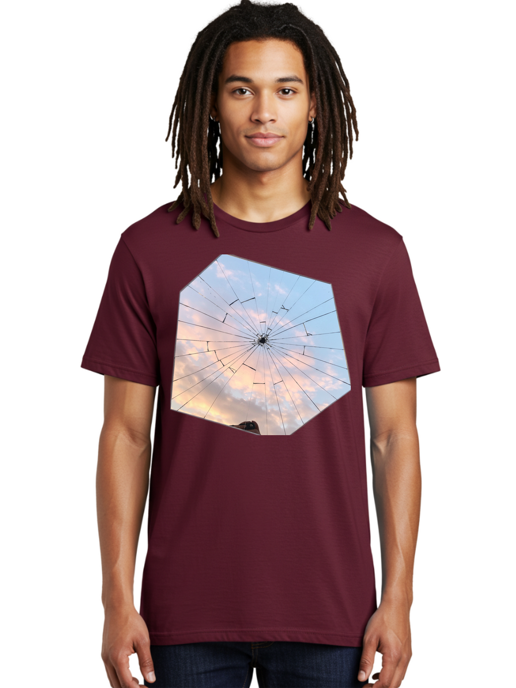 Broken-Glass Men'S Graphic Tee, 100% Cotton, Comfortable Casual Summer Wear, Machine Washable, Vintage Camera, Old Camera, Antique Camera, Black Camera, Classic Photography, Photography Equipment, Nostalgic Device, Film Camera, Camera Art Bak123