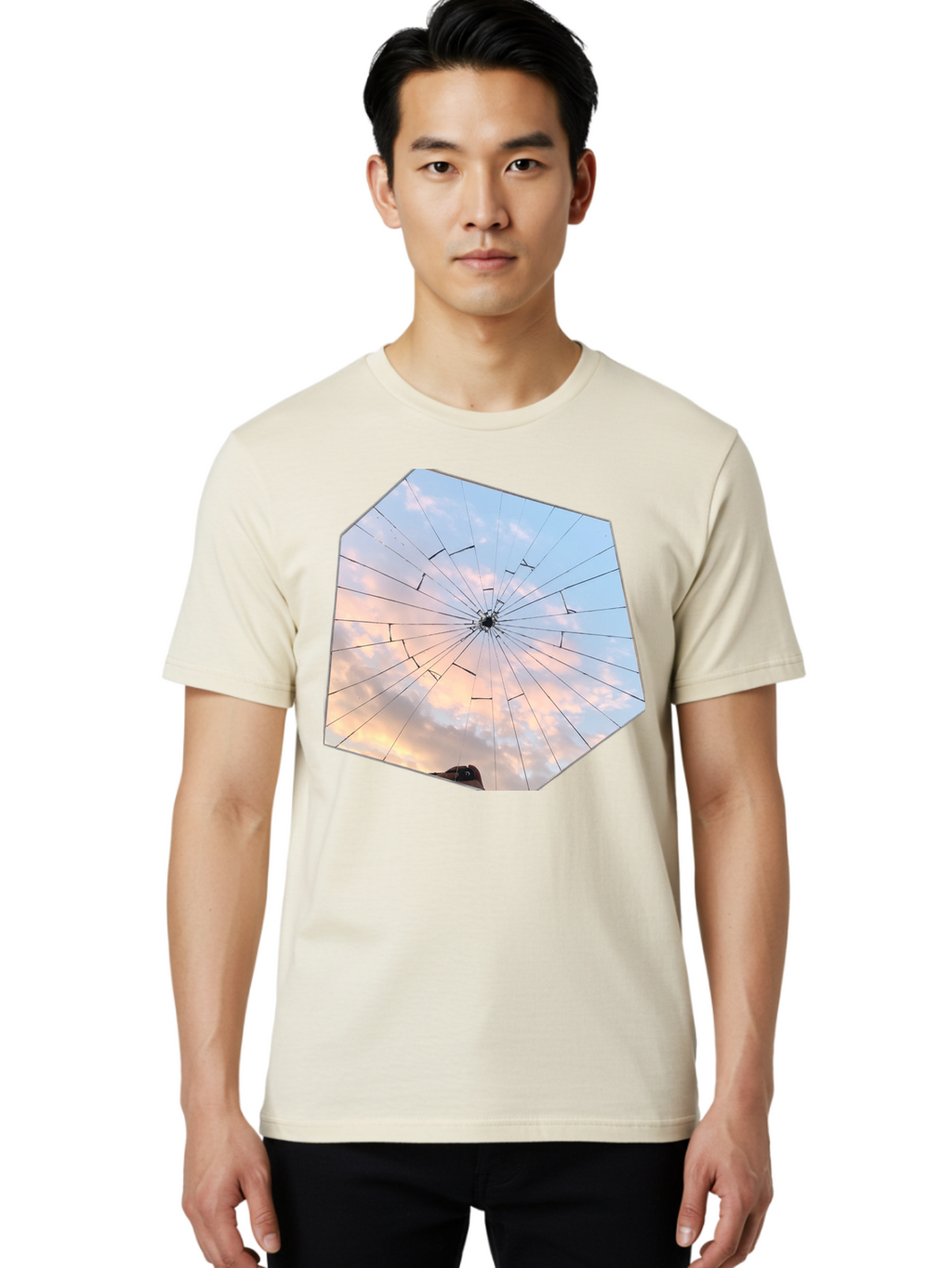 Broken-Glass Men'S Graphic Tee, 100% Cotton, Comfortable Casual Summer Wear, Machine Washable, Vintage Camera, Old Camera, Antique Camera, Black Camera, Classic Photography, Photography Equipment, Nostalgic Device, Film Camera, Camera Art Bak123