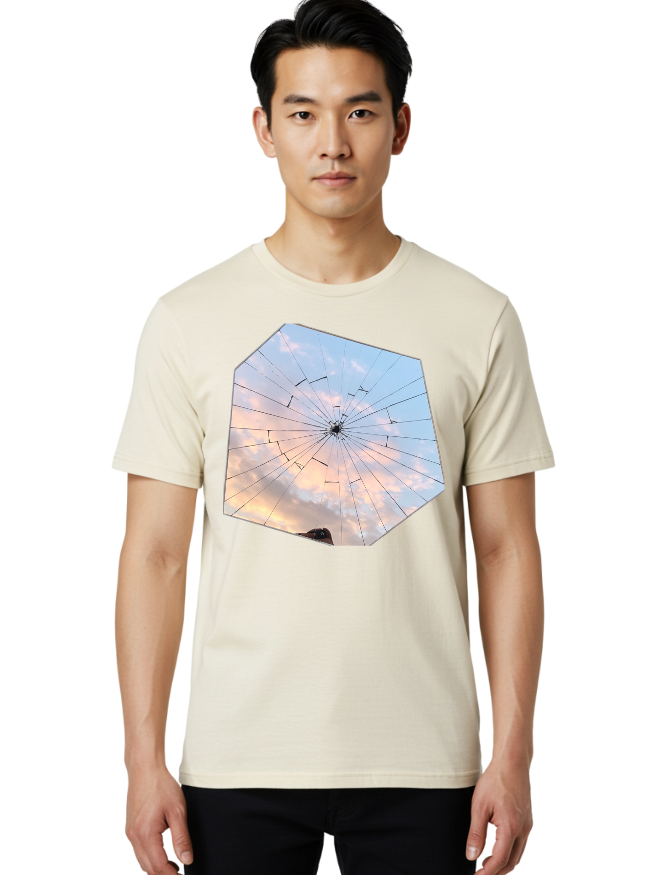 Broken-Glass Men'S Graphic Tee, 100% Cotton, Comfortable Casual Summer Wear, Machine Washable, Vintage Camera, Old Camera, Antique Camera, Black Camera, Classic Photography, Photography Equipment, Nostalgic Device, Film Camera, Camera Art Bak123