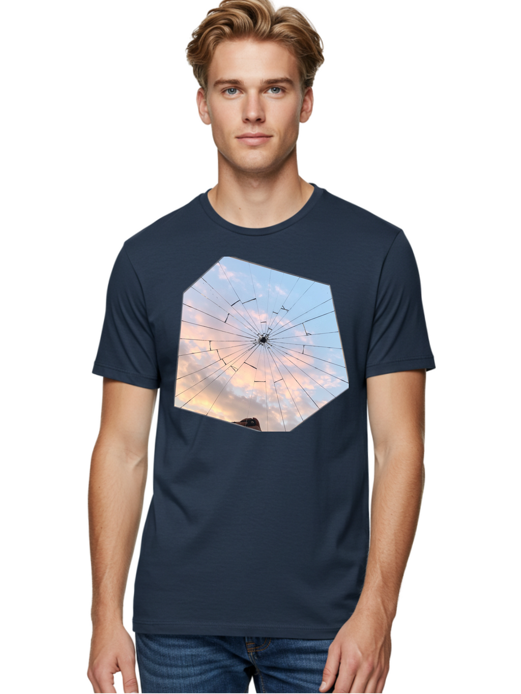 Broken-Glass Men'S Graphic Tee, 100% Cotton, Comfortable Casual Summer Wear, Machine Washable, Vintage Camera, Old Camera, Antique Camera, Black Camera, Classic Photography, Photography Equipment, Nostalgic Device, Film Camera, Camera Art Bak123