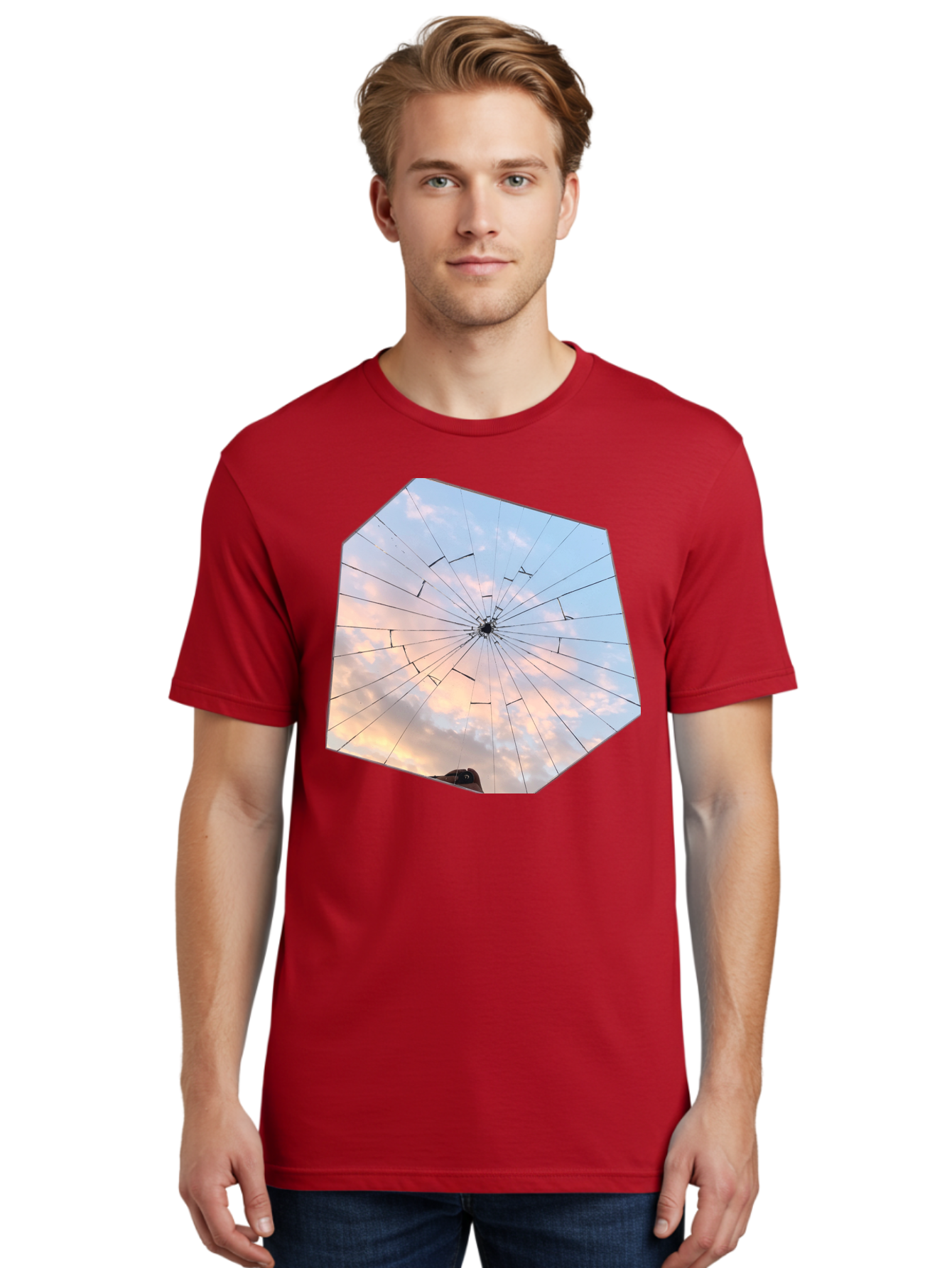 Broken-Glass Men'S Graphic Tee, 100% Cotton, Comfortable Casual Summer Wear, Machine Washable, Vintage Camera, Old Camera, Antique Camera, Black Camera, Classic Photography, Photography Equipment, Nostalgic Device, Film Camera, Camera Art Bak123