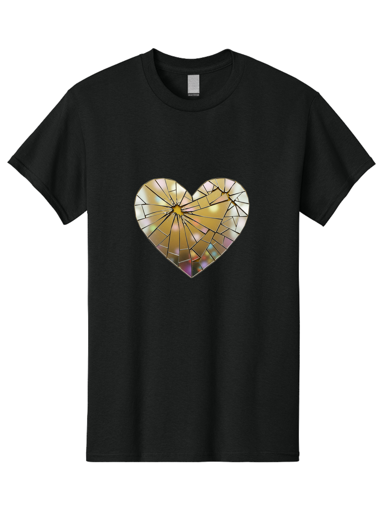 Broken-Heart-1 Men'S Graphic Tee, 100% Cotton, Comfortable Casual Summer Wear, Machine Washable, Vintage Camera, Old Camera, Antique Camera, Black Camera, Classic Photography, Photography Equipment, Nostalgic Device, Film Camera, Camera Art Bak124