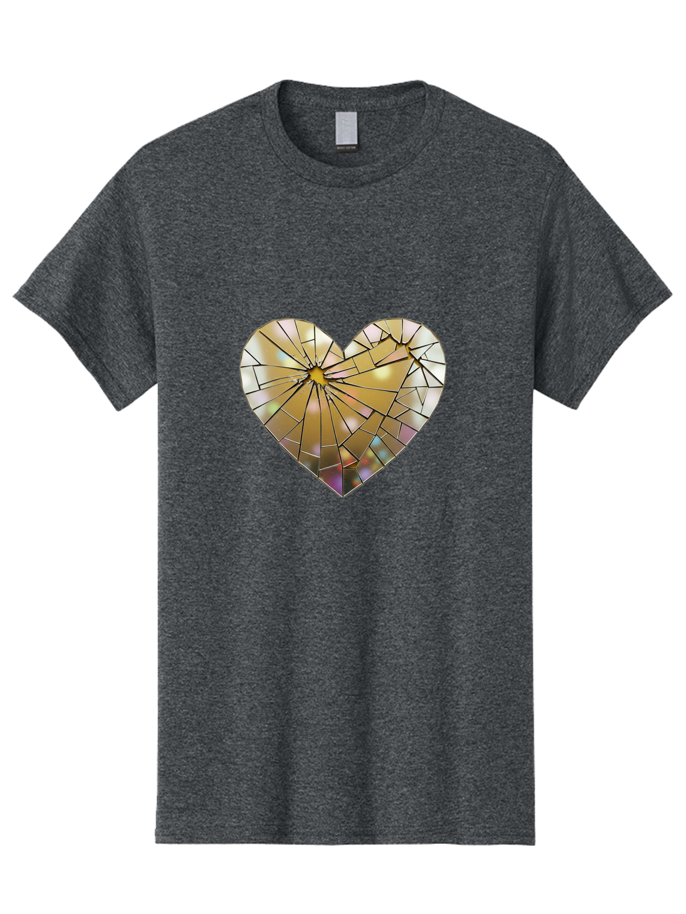 Broken-Heart-1 Men'S Graphic Tee, 100% Cotton, Comfortable Casual Summer Wear, Machine Washable, Vintage Camera, Old Camera, Antique Camera, Black Camera, Classic Photography, Photography Equipment, Nostalgic Device, Film Camera, Camera Art Bak124