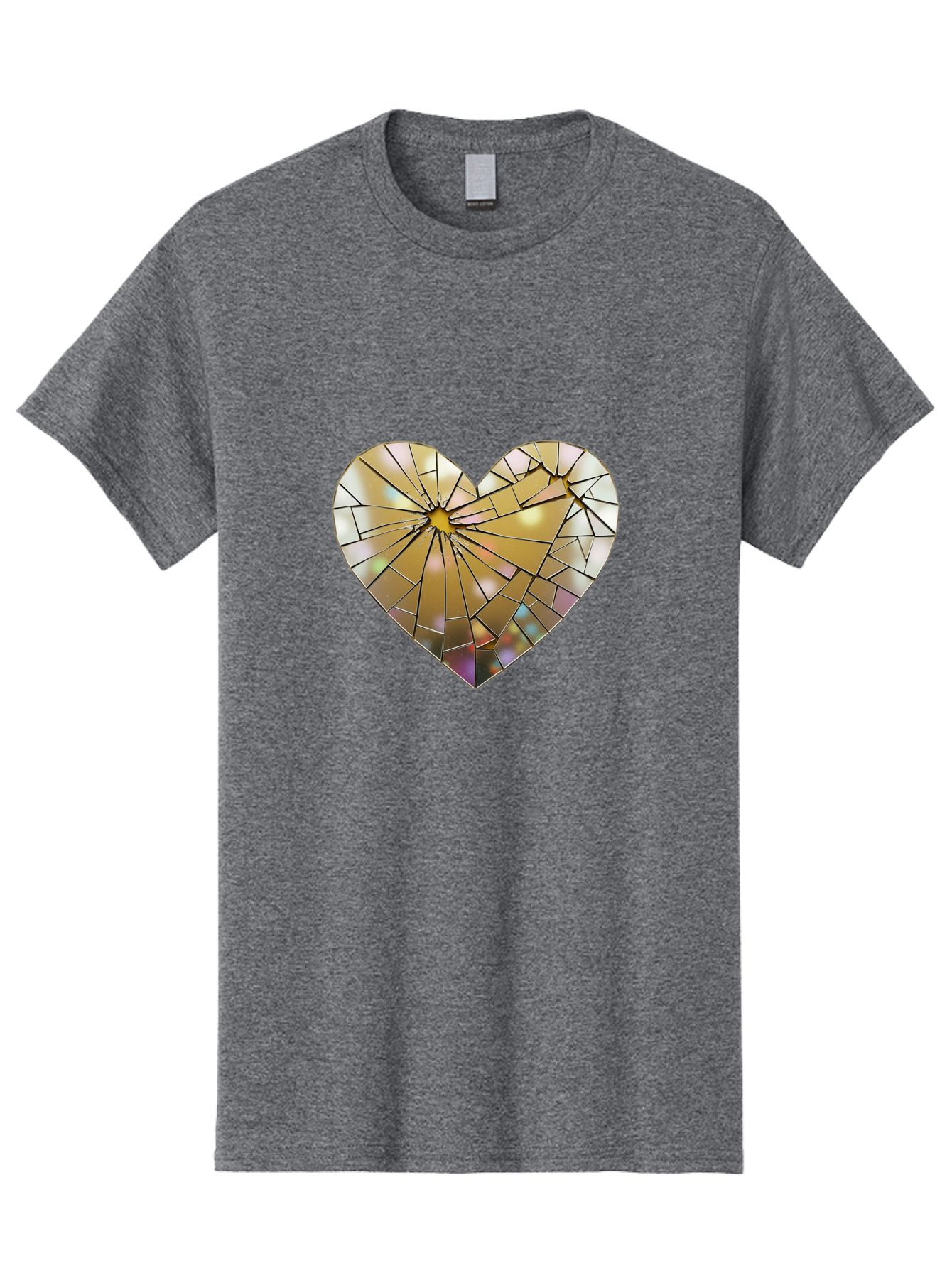 Broken-Heart-1 Men'S Graphic Tee, 100% Cotton, Comfortable Casual Summer Wear, Machine Washable, Vintage Camera, Old Camera, Antique Camera, Black Camera, Classic Photography, Photography Equipment, Nostalgic Device, Film Camera, Camera Art Bak124