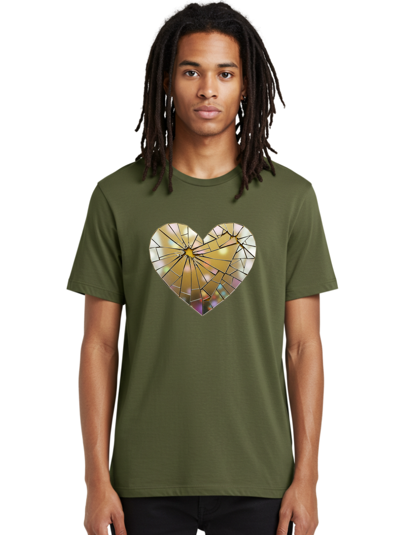 Broken-Heart-1 Men'S Graphic Tee, 100% Cotton, Comfortable Casual Summer Wear, Machine Washable, Vintage Camera, Old Camera, Antique Camera, Black Camera, Classic Photography, Photography Equipment, Nostalgic Device, Film Camera, Camera Art Bak124
