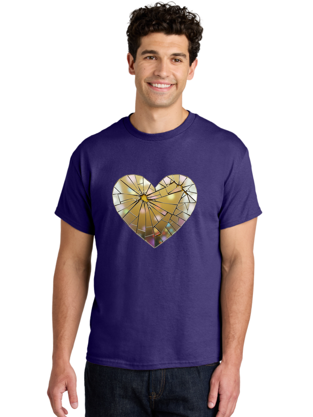 Broken-Heart-1 Men'S Graphic Tee, 100% Cotton, Comfortable Casual Summer Wear, Machine Washable, Vintage Camera, Old Camera, Antique Camera, Black Camera, Classic Photography, Photography Equipment, Nostalgic Device, Film Camera, Camera Art Bak124