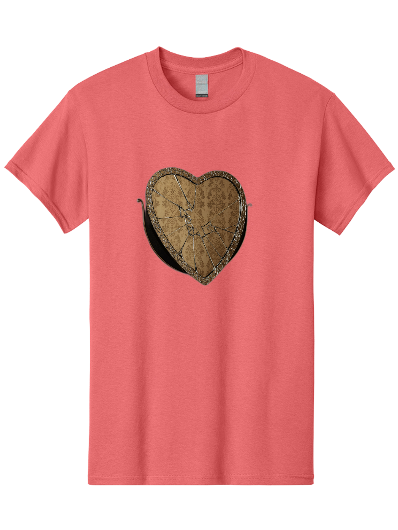 Broken-Heart-2 Men'S Graphic Tee, 100% Cotton, Comfortable Casual Summer Wear, Machine Washable, Vintage Camera, Old Camera, Antique Camera, Black Camera, Classic Photography, Photography Equipment, Nostalgic Device, Film Camera, Camera Art Bak125