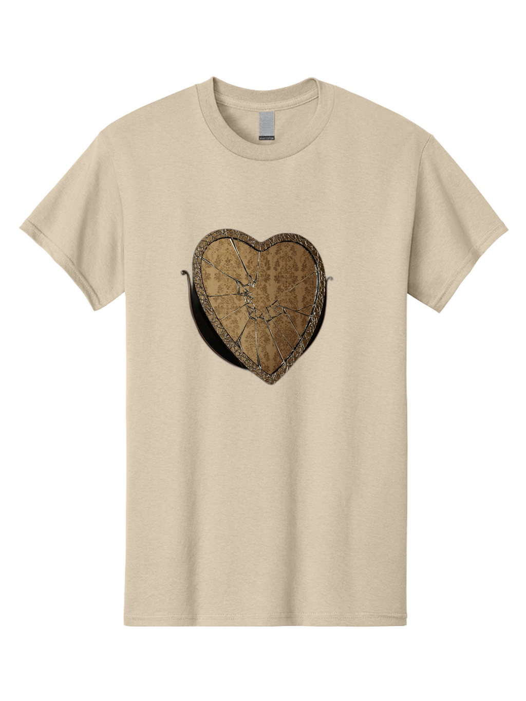 Broken-Heart-2 Men'S Graphic Tee, 100% Cotton, Comfortable Casual Summer Wear, Machine Washable, Vintage Camera, Old Camera, Antique Camera, Black Camera, Classic Photography, Photography Equipment, Nostalgic Device, Film Camera, Camera Art Bak125