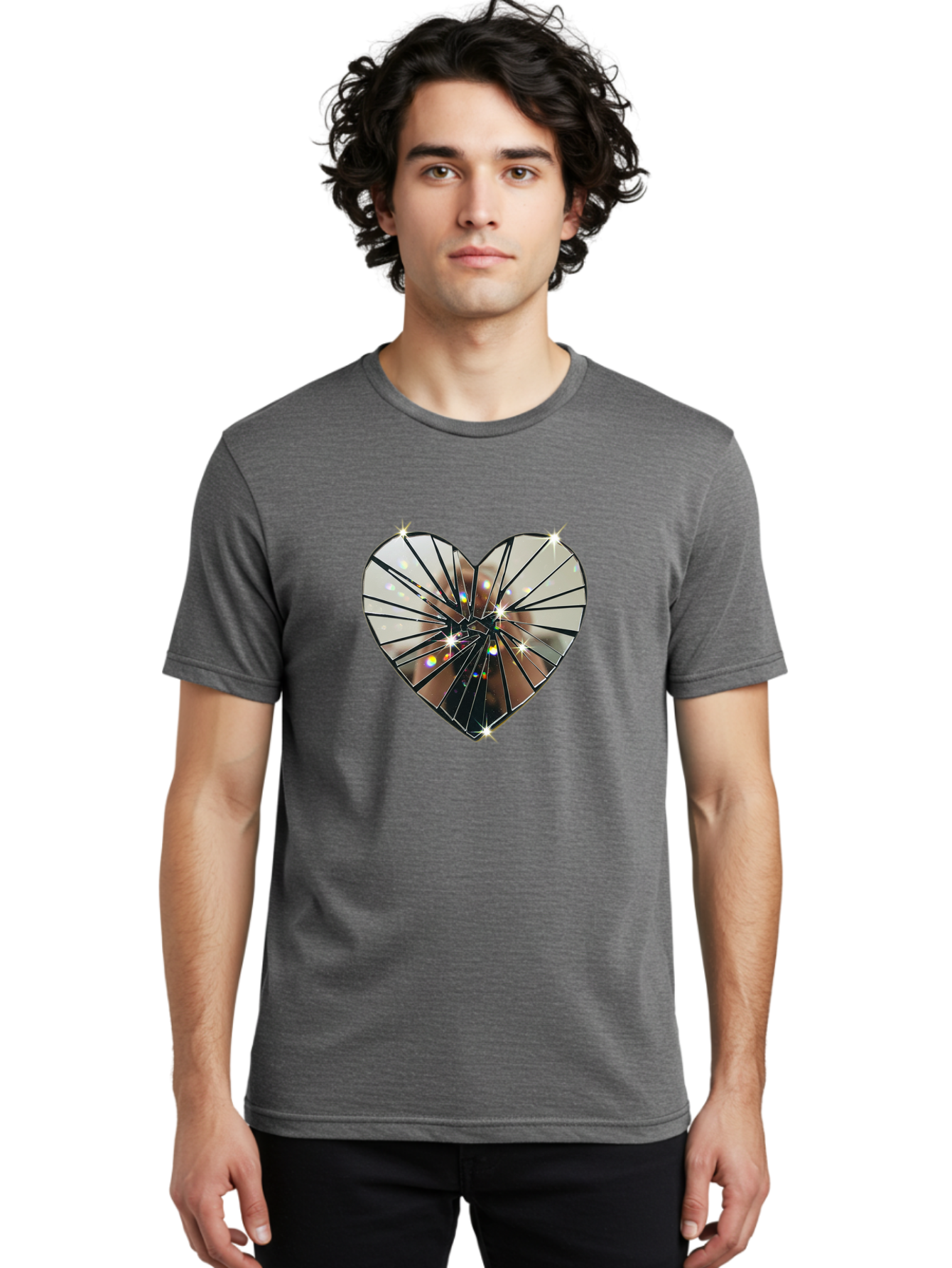 Broken-Heart Men'S Graphic Tee, 100% Cotton, Comfortable Casual Summer Wear, Machine Washable, Vintage Camera, Old Camera, Antique Camera, Black Camera, Classic Photography, Photography Equipment, Nostalgic Device, Film Camera, Camera Art Bak126