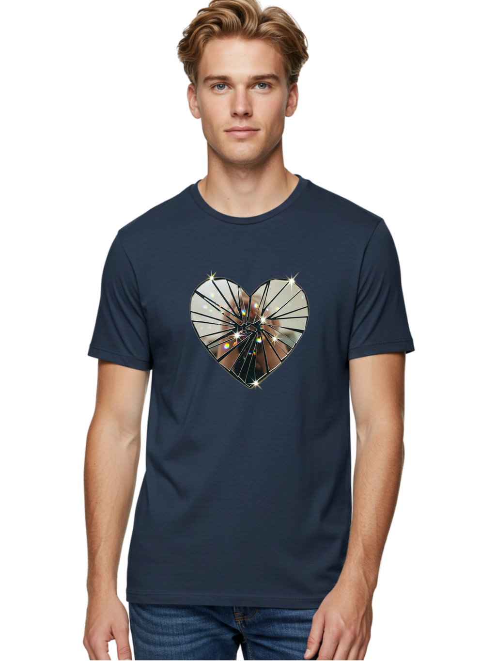 Broken-Heart Men'S Graphic Tee, 100% Cotton, Comfortable Casual Summer Wear, Machine Washable, Vintage Camera, Old Camera, Antique Camera, Black Camera, Classic Photography, Photography Equipment, Nostalgic Device, Film Camera, Camera Art Bak126