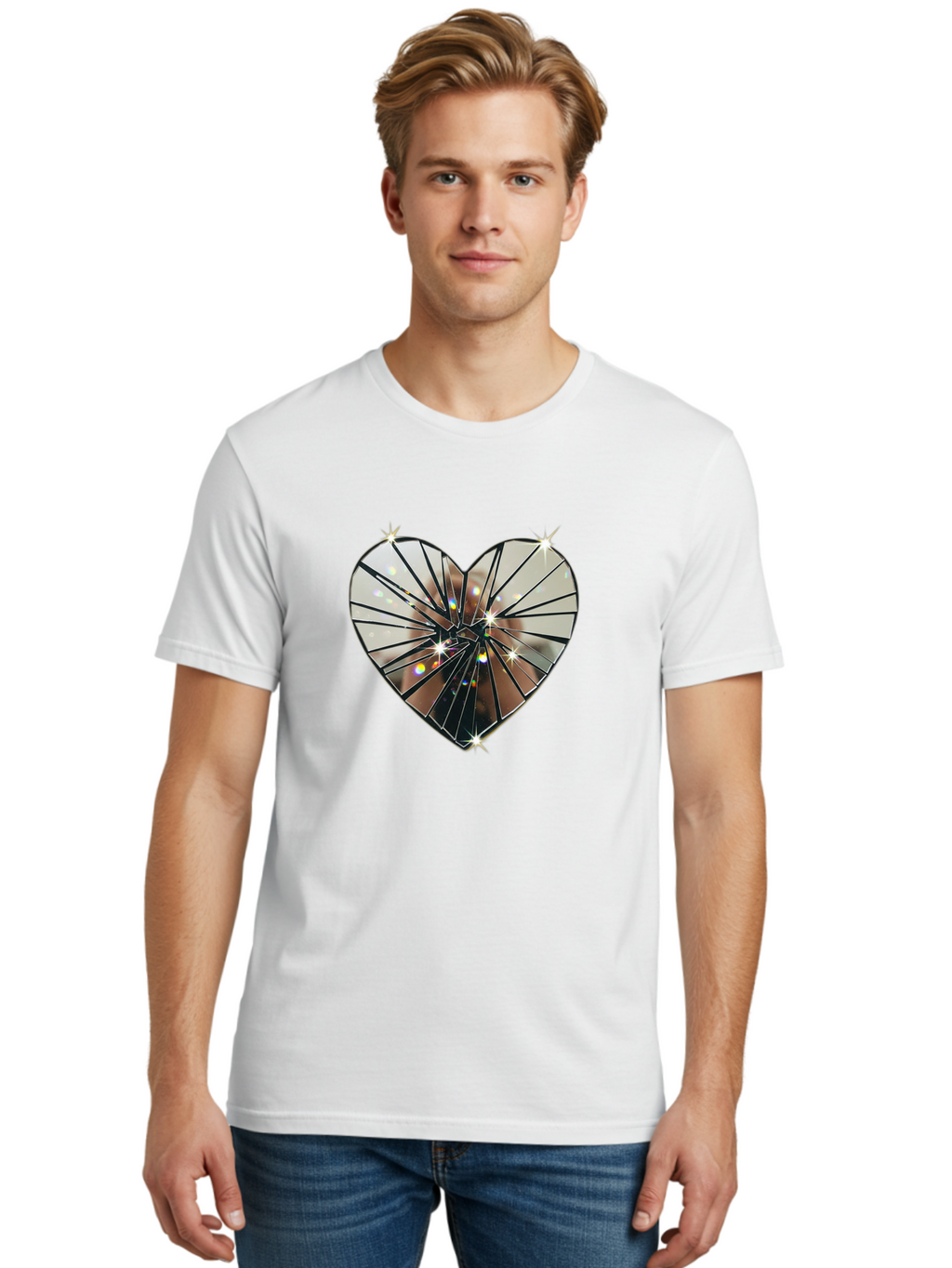 Broken-Heart Men'S Graphic Tee, 100% Cotton, Comfortable Casual Summer Wear, Machine Washable, Vintage Camera, Old Camera, Antique Camera, Black Camera, Classic Photography, Photography Equipment, Nostalgic Device, Film Camera, Camera Art Bak126