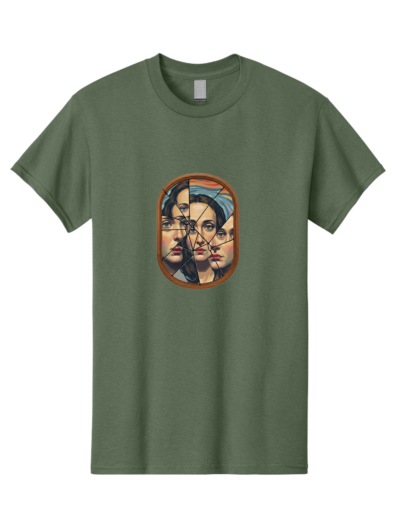 Broken-Mirror-Faces Men'S Graphic Tee, 100% Cotton, Comfortable Casual Summer Wear, Machine Washable, Vintage Camera, Old Camera, Antique Camera, Black Camera, Classic Photography, Photography Equipment, Nostalgic Device, Film Camera, Bak132