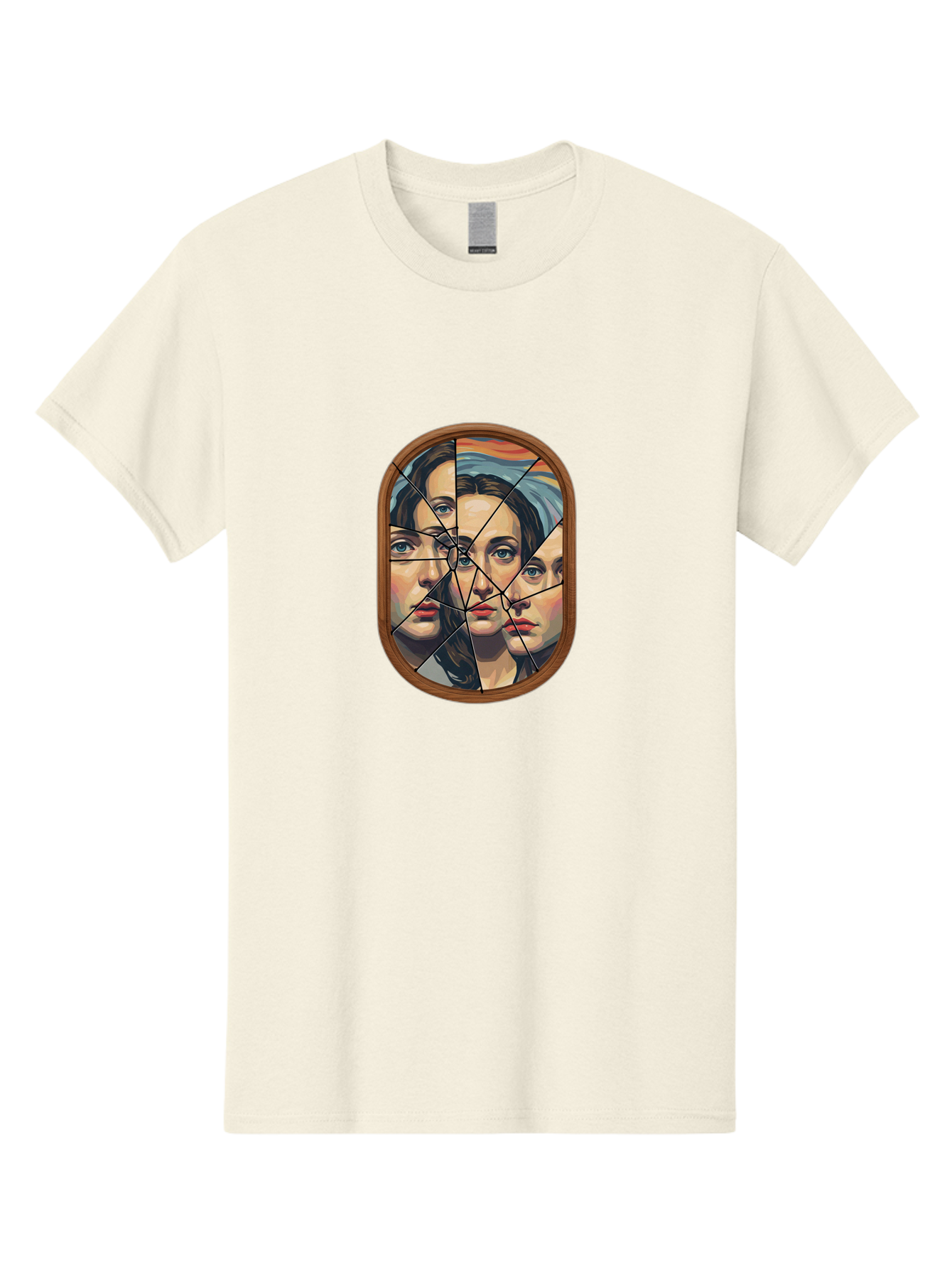 Broken-Mirror-Faces Men'S Graphic Tee, 100% Cotton, Comfortable Casual Summer Wear, Machine Washable, Vintage Camera, Old Camera, Antique Camera, Black Camera, Classic Photography, Photography Equipment, Nostalgic Device, Film Camera, Bak132