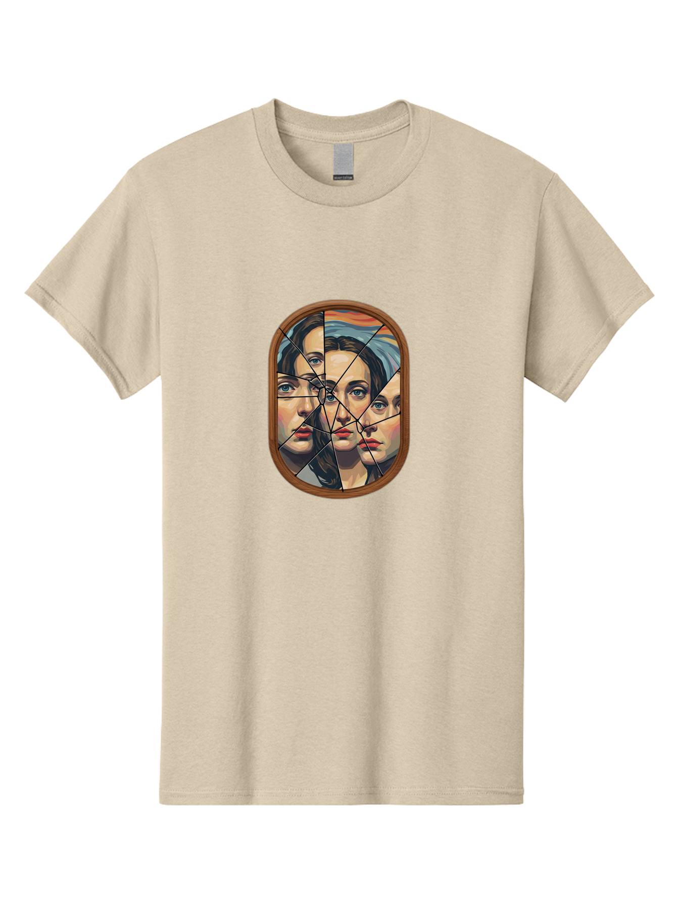 Broken-Mirror-Faces Men'S Graphic Tee, 100% Cotton, Comfortable Casual Summer Wear, Machine Washable, Vintage Camera, Old Camera, Antique Camera, Black Camera, Classic Photography, Photography Equipment, Nostalgic Device, Film Camera, Bak132