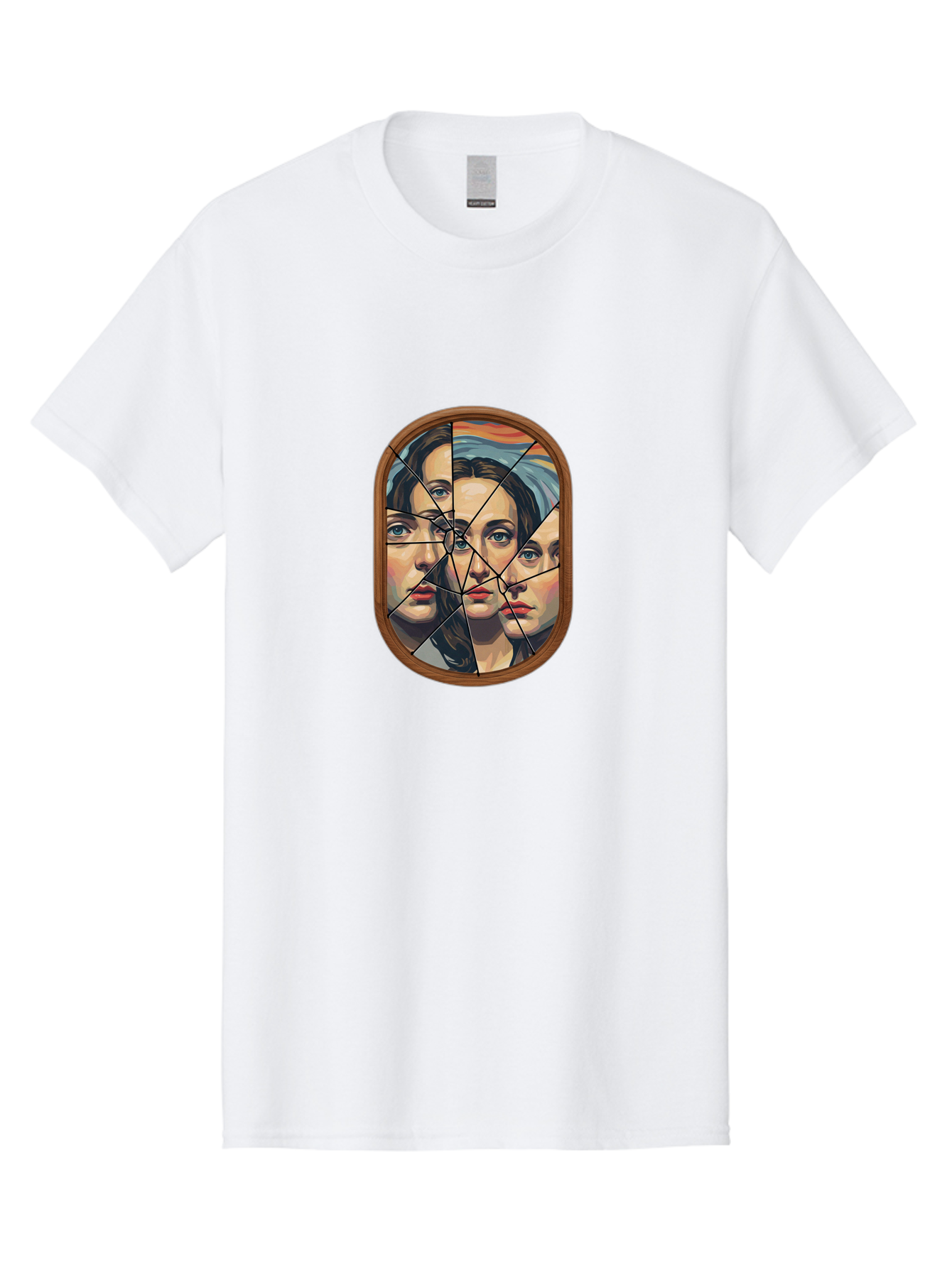 Broken-Mirror-Faces Men'S Graphic Tee, 100% Cotton, Comfortable Casual Summer Wear, Machine Washable, Vintage Camera, Old Camera, Antique Camera, Black Camera, Classic Photography, Photography Equipment, Nostalgic Device, Film Camera, Bak132