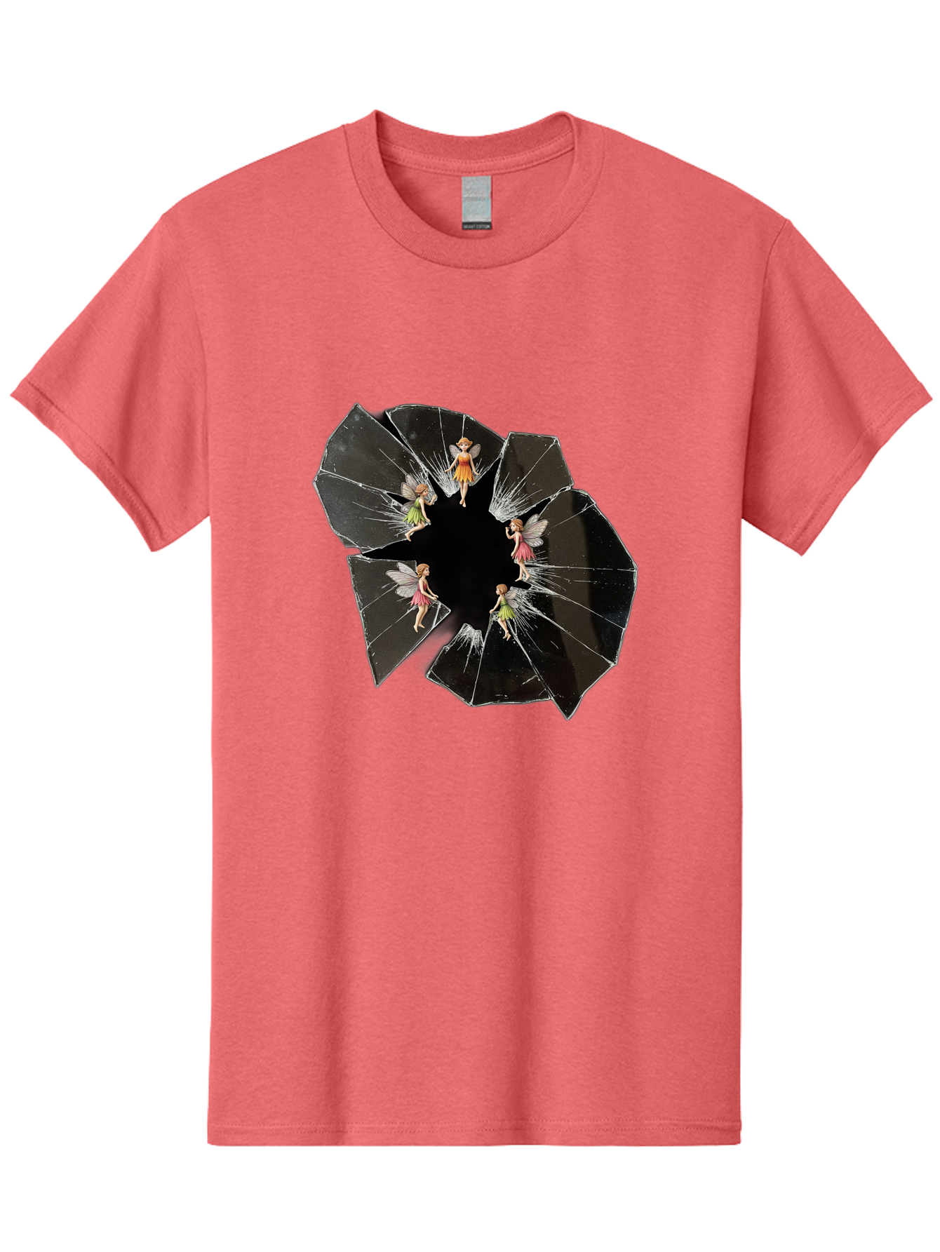 Broken-Mirror-Fairies Men'S Graphic Tee, 100% Cotton, Comfortable Casual Summer Wear, Machine Washable, Vintage Camera, Old Camera, Antique Camera, Black Camera, Classic Photography, Photography Equipment, Nostalgic Device, Film Camera, Bak133