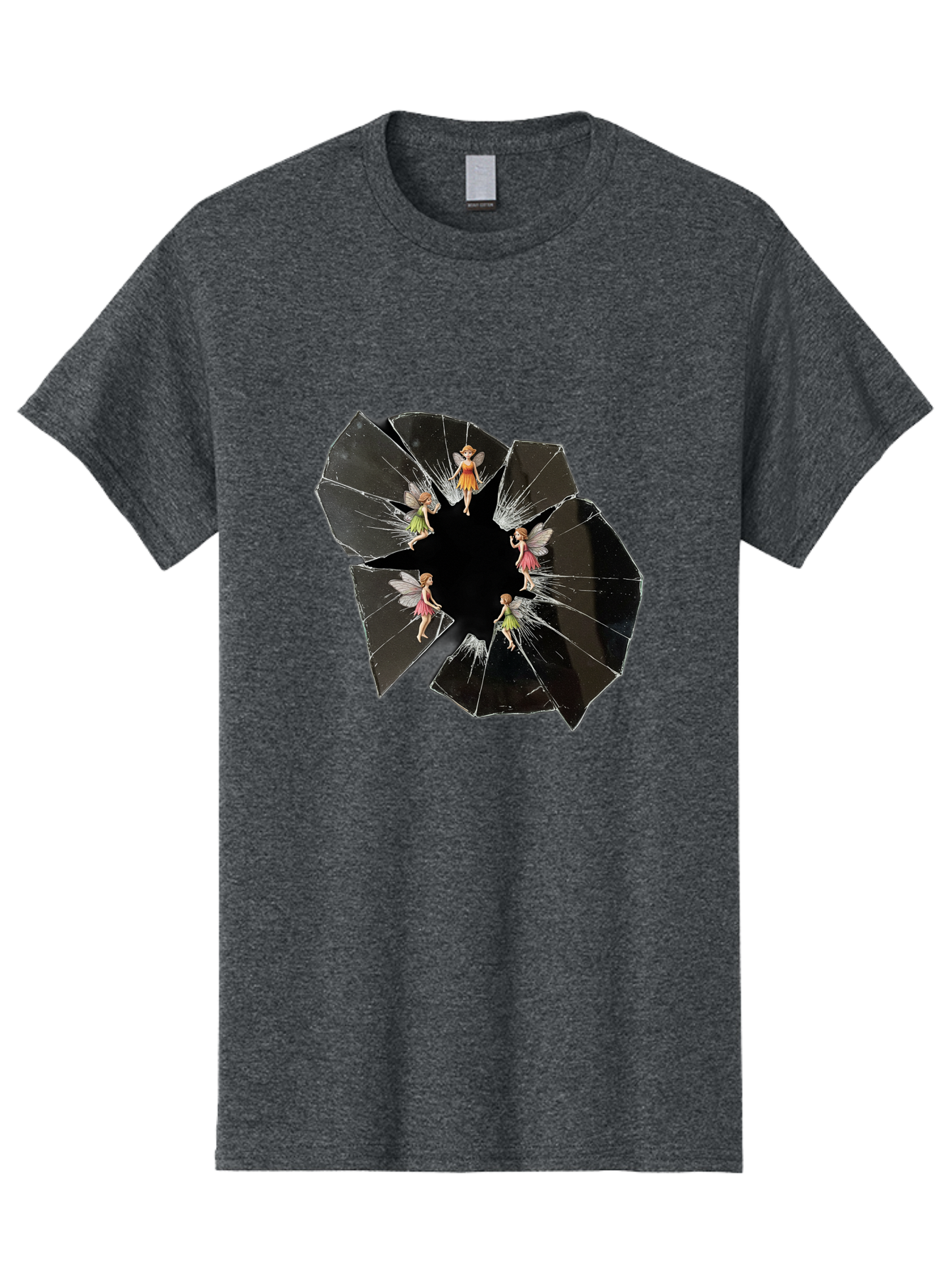 Broken-Mirror-Fairies Men'S Graphic Tee, 100% Cotton, Comfortable Casual Summer Wear, Machine Washable, Vintage Camera, Old Camera, Antique Camera, Black Camera, Classic Photography, Photography Equipment, Nostalgic Device, Film Camera, Bak133