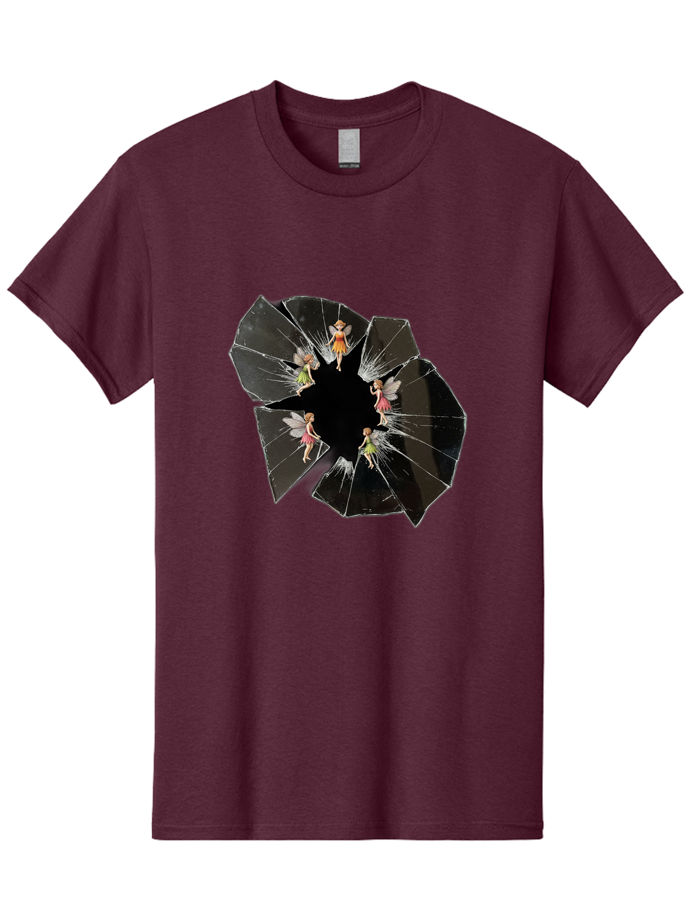 Broken-Mirror-Fairies Men'S Graphic Tee, 100% Cotton, Comfortable Casual Summer Wear, Machine Washable, Vintage Camera, Old Camera, Antique Camera, Black Camera, Classic Photography, Photography Equipment, Nostalgic Device, Film Camera, Bak133
