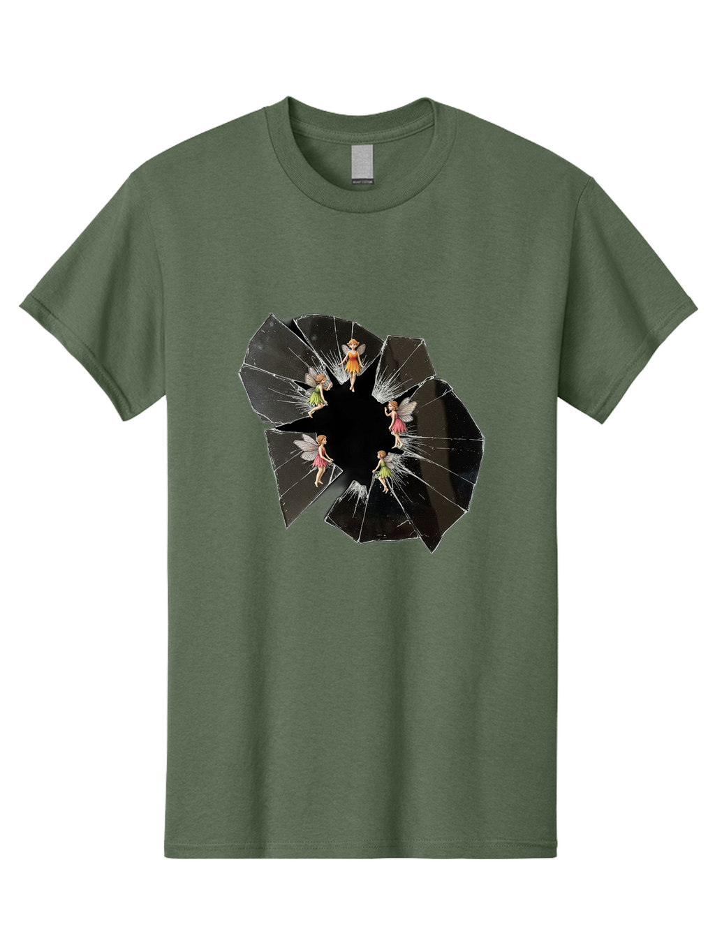 Broken-Mirror-Fairies Men'S Graphic Tee, 100% Cotton, Comfortable Casual Summer Wear, Machine Washable, Vintage Camera, Old Camera, Antique Camera, Black Camera, Classic Photography, Photography Equipment, Nostalgic Device, Film Camera, Bak133