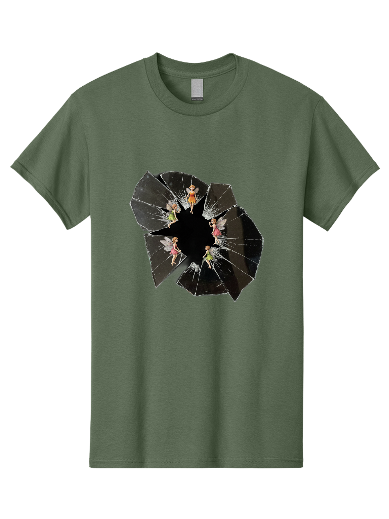 Broken-Mirror-Fairies Men'S Graphic Tee, 100% Cotton, Comfortable Casual Summer Wear, Machine Washable, Vintage Camera, Old Camera, Antique Camera, Black Camera, Classic Photography, Photography Equipment, Nostalgic Device, Film Camera, Bak133