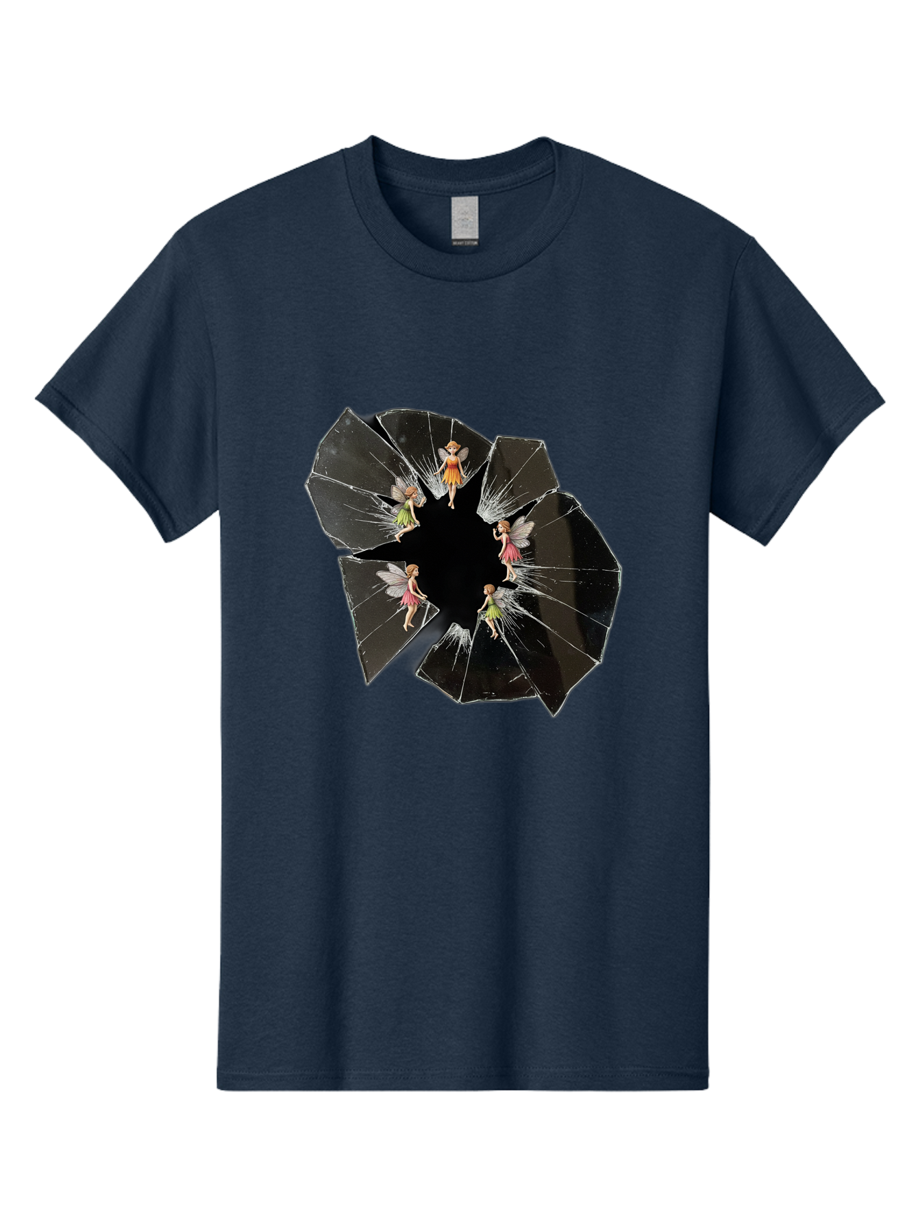 Broken-Mirror-Fairies Men'S Graphic Tee, 100% Cotton, Comfortable Casual Summer Wear, Machine Washable, Vintage Camera, Old Camera, Antique Camera, Black Camera, Classic Photography, Photography Equipment, Nostalgic Device, Film Camera, Bak133