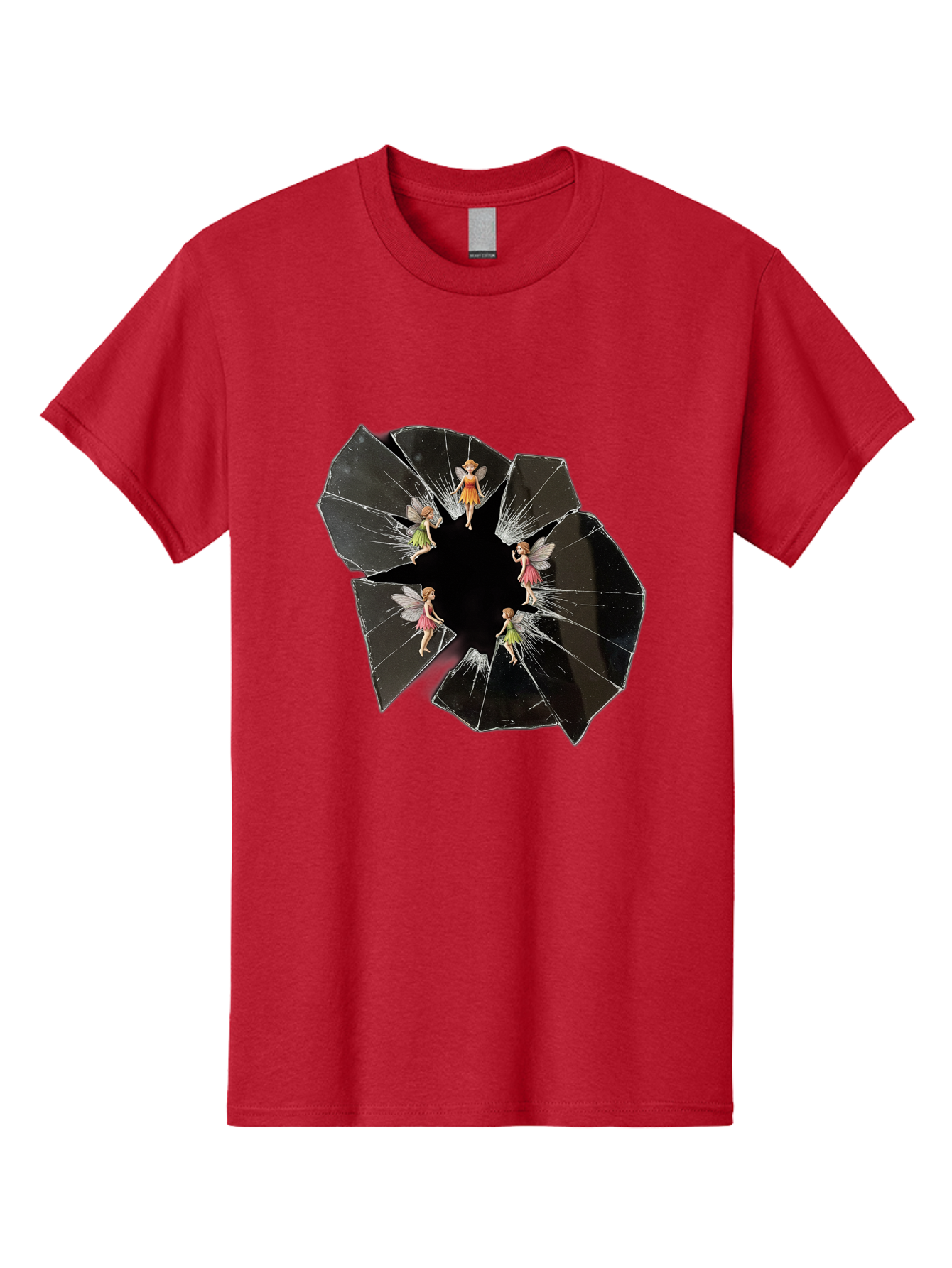 Broken-Mirror-Fairies Men'S Graphic Tee, 100% Cotton, Comfortable Casual Summer Wear, Machine Washable, Vintage Camera, Old Camera, Antique Camera, Black Camera, Classic Photography, Photography Equipment, Nostalgic Device, Film Camera, Bak133