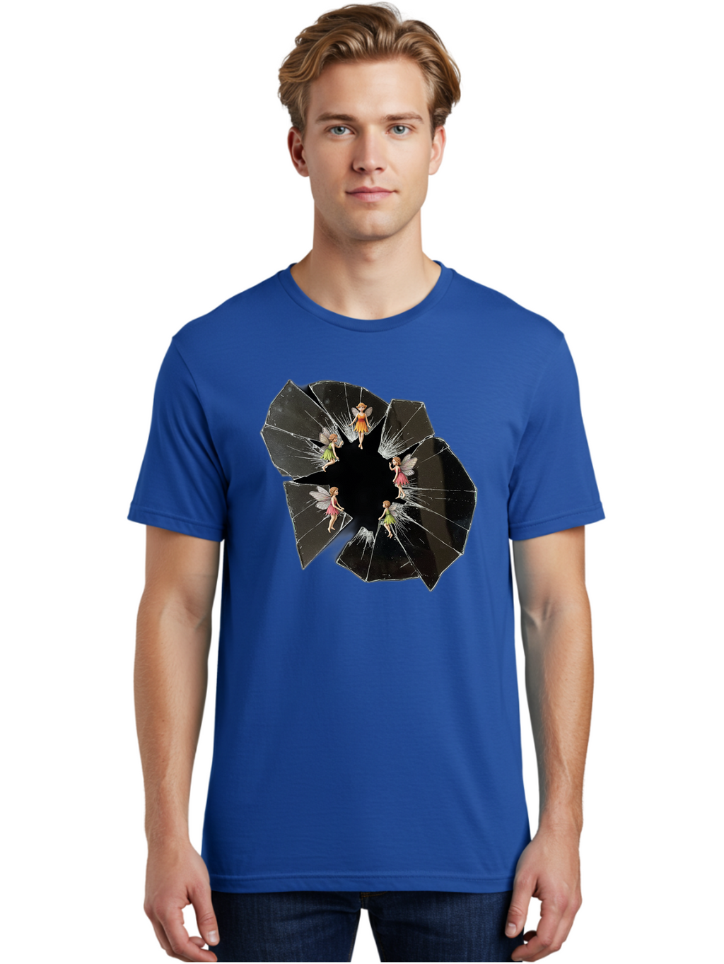 Broken-Mirror-Fairies Men'S Graphic Tee, 100% Cotton, Comfortable Casual Summer Wear, Machine Washable, Vintage Camera, Old Camera, Antique Camera, Black Camera, Classic Photography, Photography Equipment, Nostalgic Device, Film Camera, Bak133