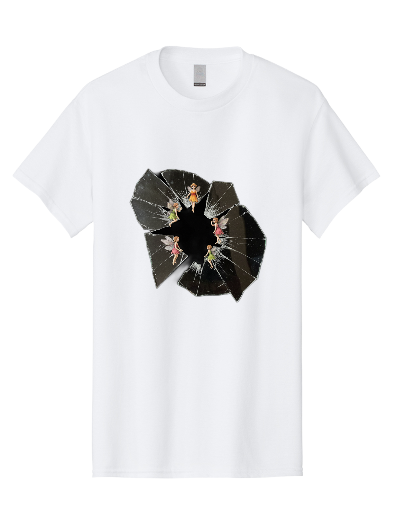 Broken-Mirror-Fairies Men'S Graphic Tee, 100% Cotton, Comfortable Casual Summer Wear, Machine Washable, Vintage Camera, Old Camera, Antique Camera, Black Camera, Classic Photography, Photography Equipment, Nostalgic Device, Film Camera, Bak133