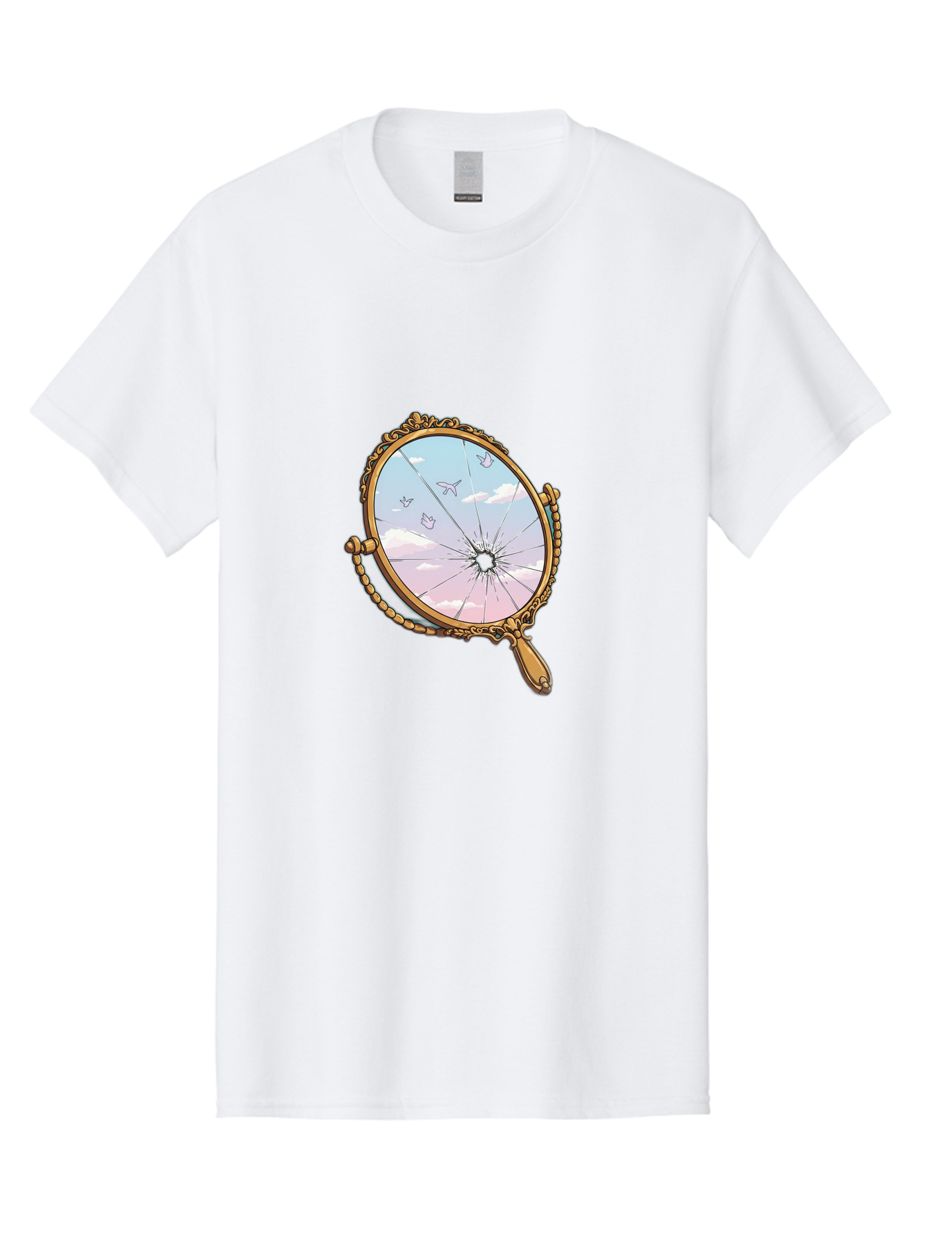 Broken-Mirror Men'S Graphic Tee, 100% Cotton, Comfortable Casual Summer Wear, Machine Washable, Vintage Camera, Old Camera, Antique Camera, Black Camera, Classic Photography, Photography Equipment, Nostalgic Device, Film Camera, Camera Art Bak137