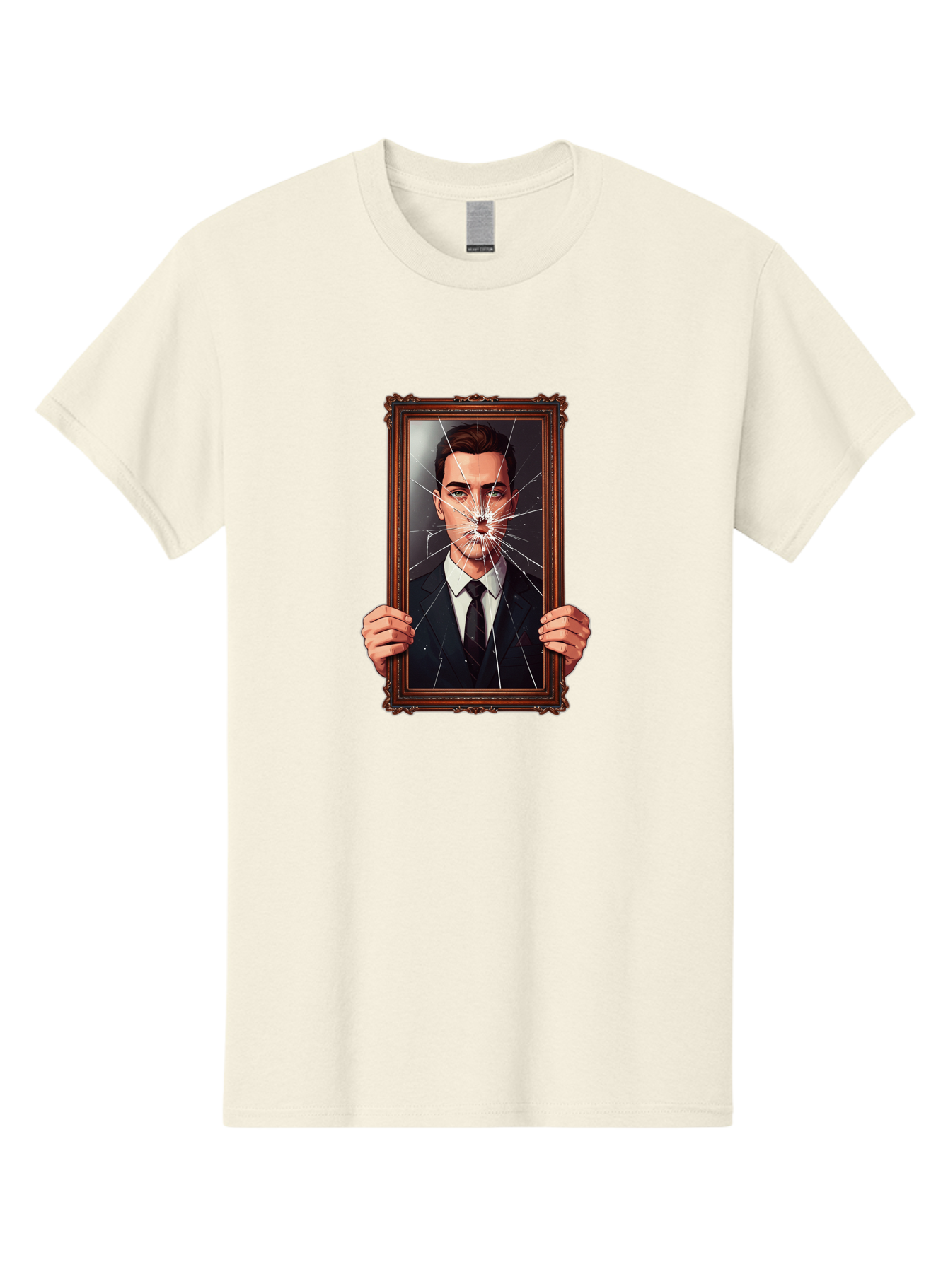 Broken-Portrait Men'S Graphic Tee, 100% Cotton, Comfortable Casual Summer Wear, Machine Washable, Vintage Camera, Old Camera, Antique Camera, Black Camera, Classic Photography, Photography Equipment, Nostalgic Device, Film Camera, Camera Art Bak138