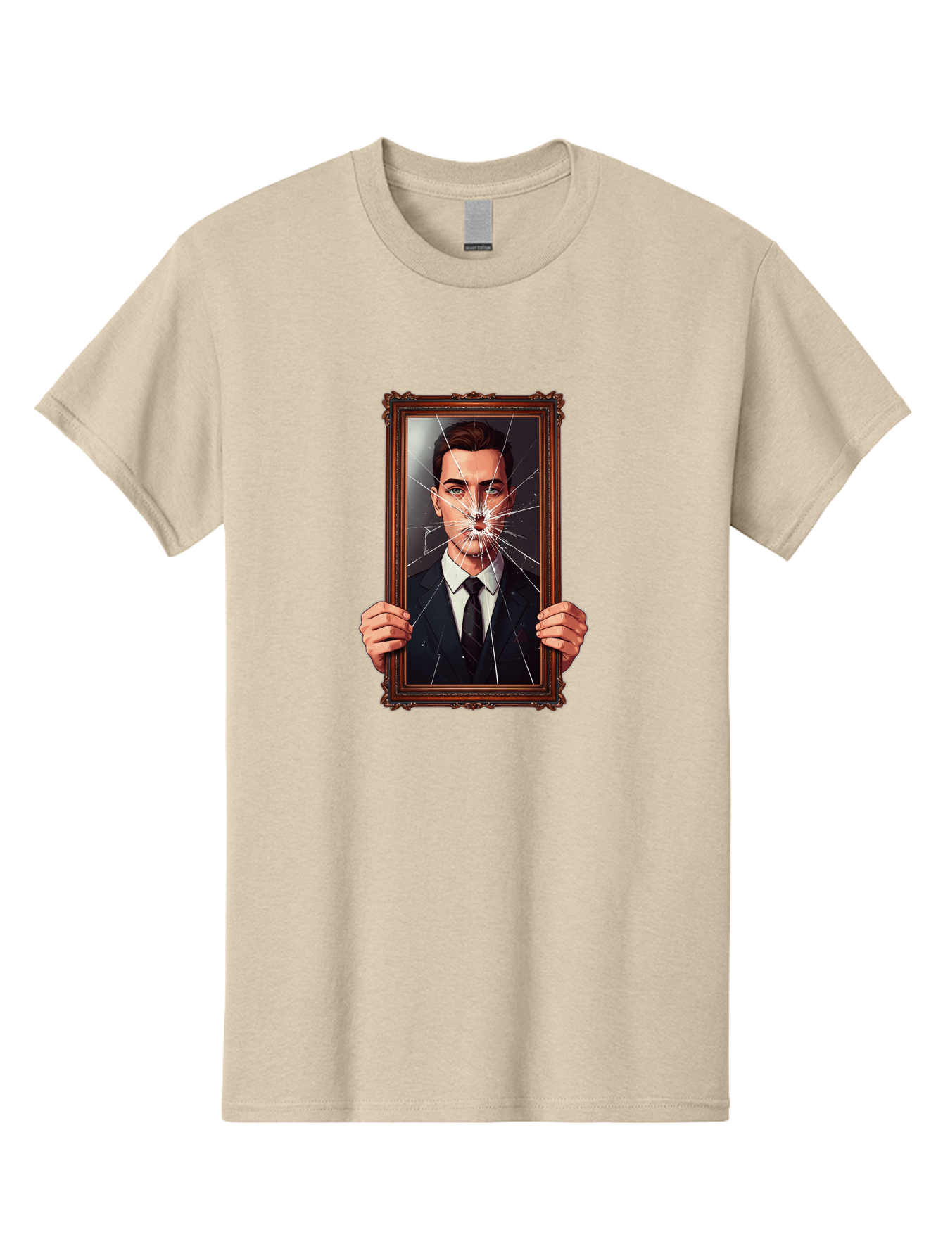 Broken-Portrait Men'S Graphic Tee, 100% Cotton, Comfortable Casual Summer Wear, Machine Washable, Vintage Camera, Old Camera, Antique Camera, Black Camera, Classic Photography, Photography Equipment, Nostalgic Device, Film Camera, Camera Art Bak138