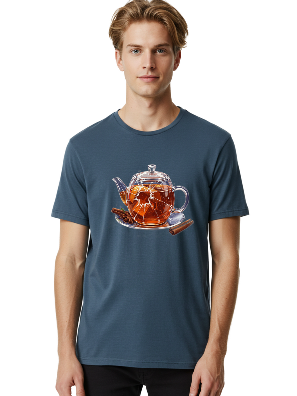 Broken-Teapot Men'S Graphic Tee, 100% Cotton, Comfortable Casual Summer Wear, Machine Washable, Vintage Camera, Old Camera, Antique Camera, Black Camera, Classic Photography, Photography Equipment, Nostalgic Device, Film Camera, Camera Art Bak139