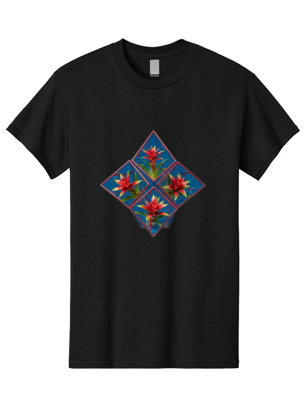 Bromeliad-Flower Men'S Graphic Tee, 100% Cotton, Comfortable Casual Summer Wear, Machine Washable, Vintage Camera, Old Camera, Antique Camera, Black Camera, Classic Photography, Photography Equipment, Nostalgic Device, Film Camera, Camera Art Bak140
