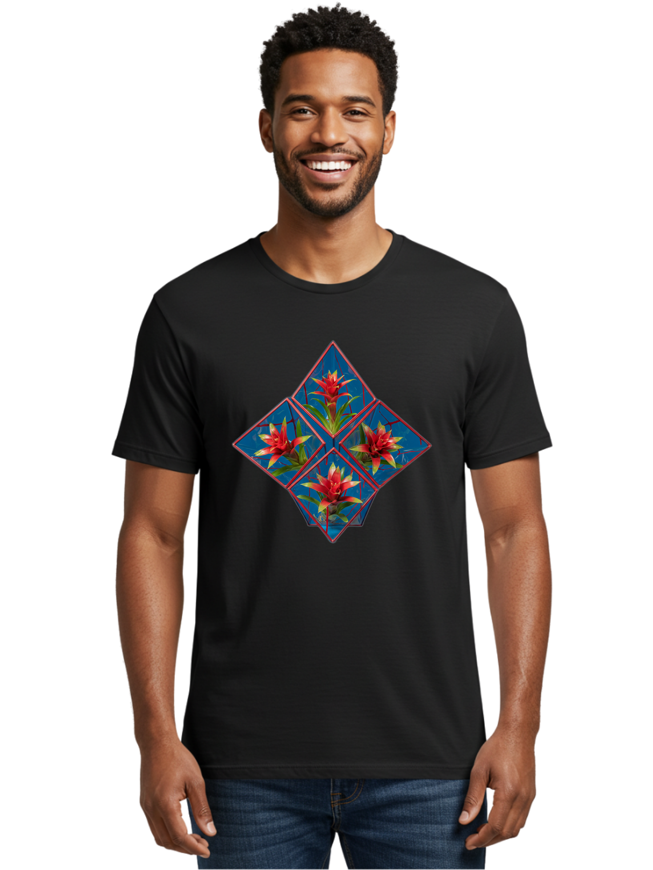 Bromeliad-Flower Men'S Graphic Tee, 100% Cotton, Comfortable Casual Summer Wear, Machine Washable, Vintage Camera, Old Camera, Antique Camera, Black Camera, Classic Photography, Photography Equipment, Nostalgic Device, Film Camera, Camera Art Bak140