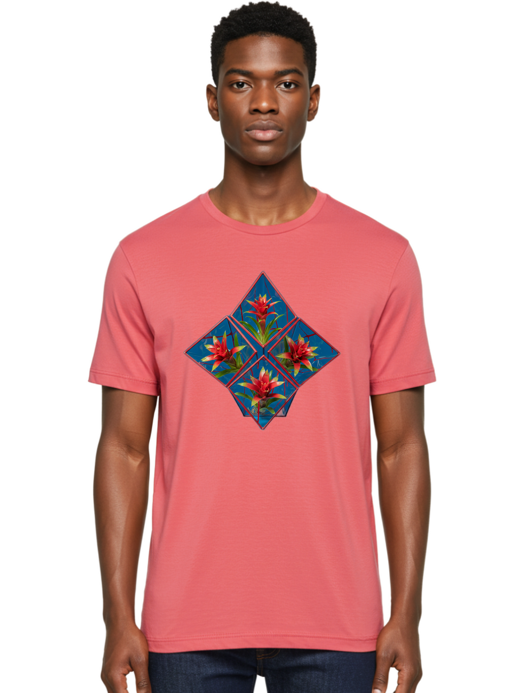 Bromeliad-Flower Men'S Graphic Tee, 100% Cotton, Comfortable Casual Summer Wear, Machine Washable, Vintage Camera, Old Camera, Antique Camera, Black Camera, Classic Photography, Photography Equipment, Nostalgic Device, Film Camera, Camera Art Bak140