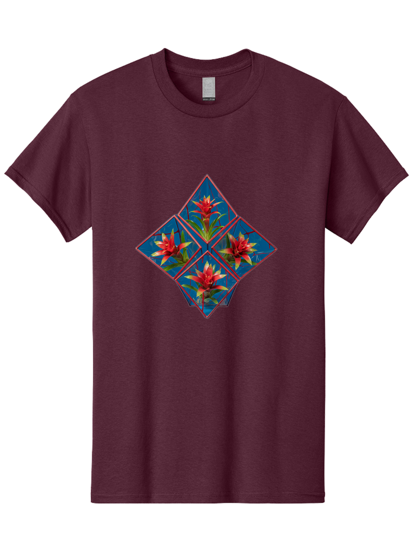 Bromeliad-Flower Men'S Graphic Tee, 100% Cotton, Comfortable Casual Summer Wear, Machine Washable, Vintage Camera, Old Camera, Antique Camera, Black Camera, Classic Photography, Photography Equipment, Nostalgic Device, Film Camera, Camera Art Bak140
