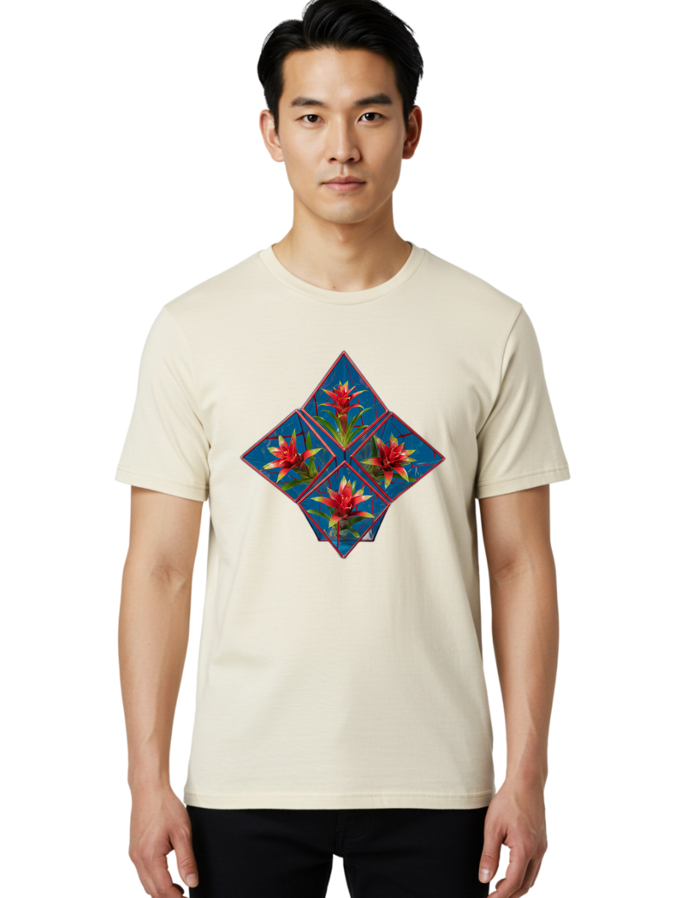 Bromeliad-Flower Men'S Graphic Tee, 100% Cotton, Comfortable Casual Summer Wear, Machine Washable, Vintage Camera, Old Camera, Antique Camera, Black Camera, Classic Photography, Photography Equipment, Nostalgic Device, Film Camera, Camera Art Bak140