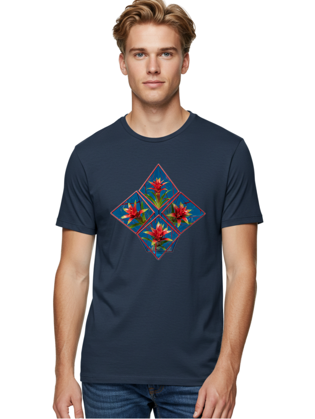 Bromeliad-Flower Men'S Graphic Tee, 100% Cotton, Comfortable Casual Summer Wear, Machine Washable, Vintage Camera, Old Camera, Antique Camera, Black Camera, Classic Photography, Photography Equipment, Nostalgic Device, Film Camera, Camera Art Bak140
