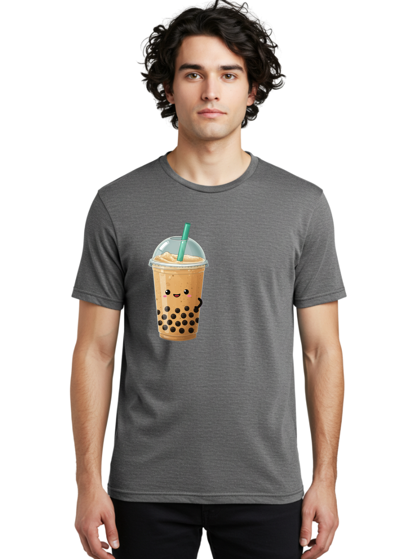 Bubble-Tea Men'S Graphic Tee, 100% Cotton, Comfortable Casual Summer Wear, Machine Washable, Vintage Camera, Old Camera, Antique Camera, Black Camera, Classic Photography, Photography Equipment, Nostalgic Device, Film Camera, Camera Art Bak143